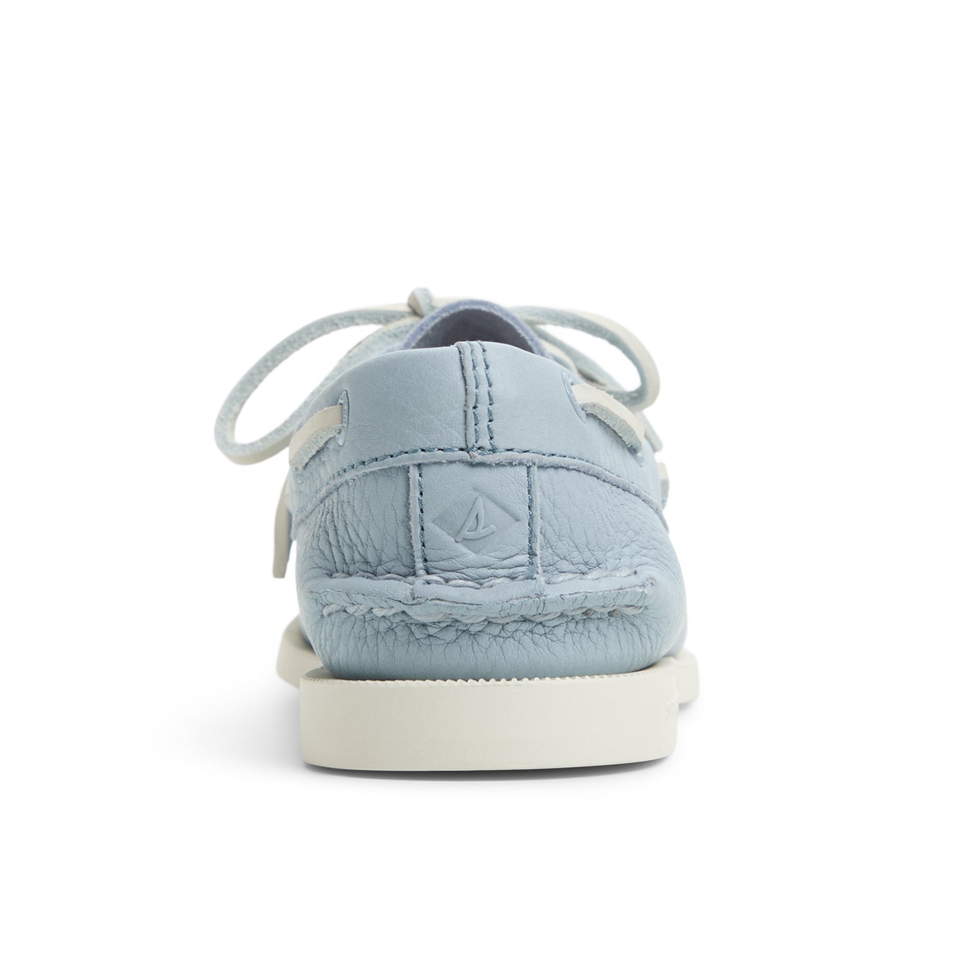 Three-quarter angle of Light Blue Authentic Original™ 2 Eye Boat Shoe Boat Shoes's front side