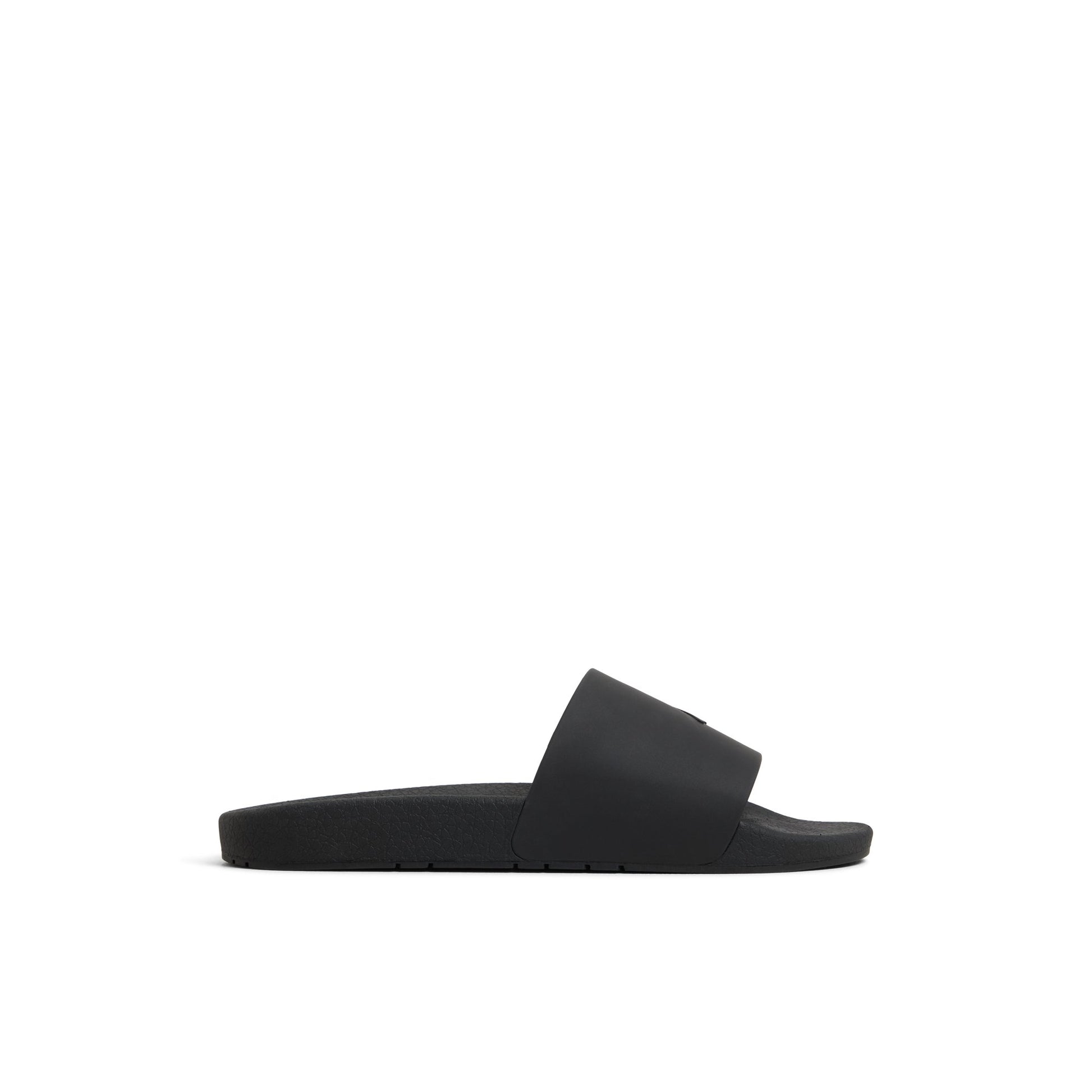 Main View of Black Freeboard Sandals Slide Sandals for Mens