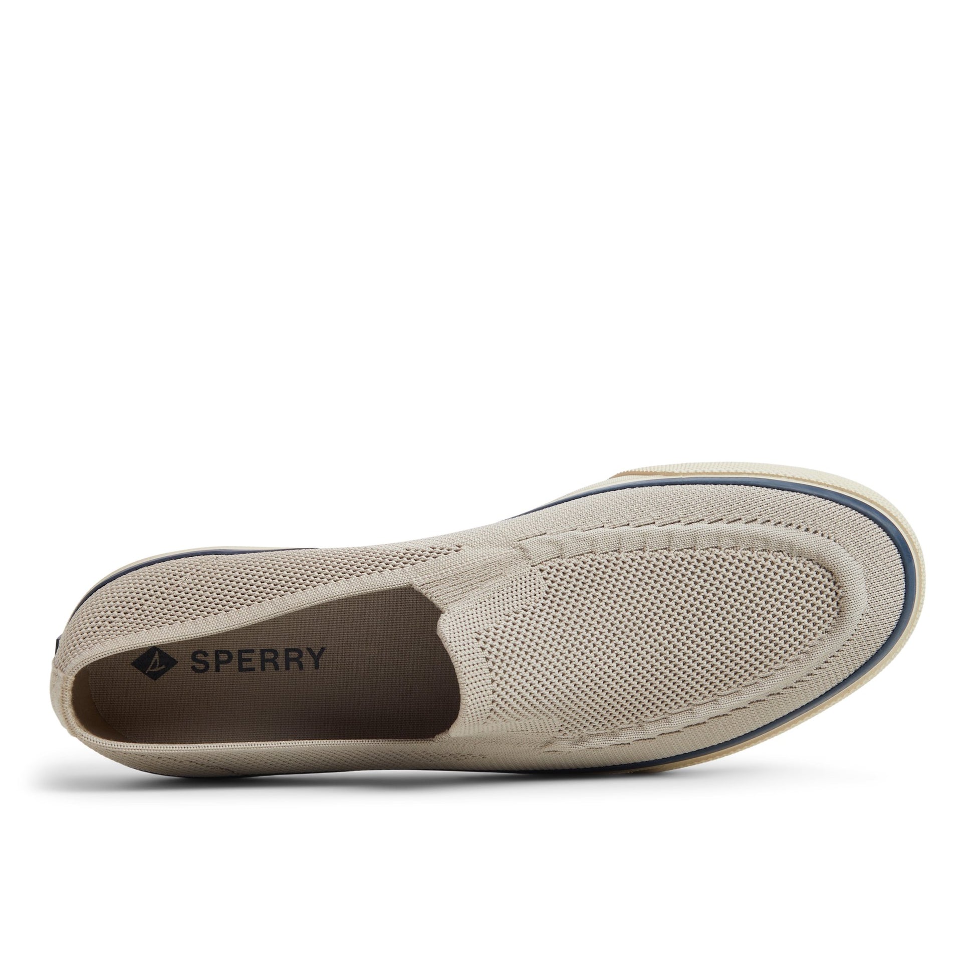 Top-down view of the Taupe Fly Bridge Slip-on Sneakers Loafers