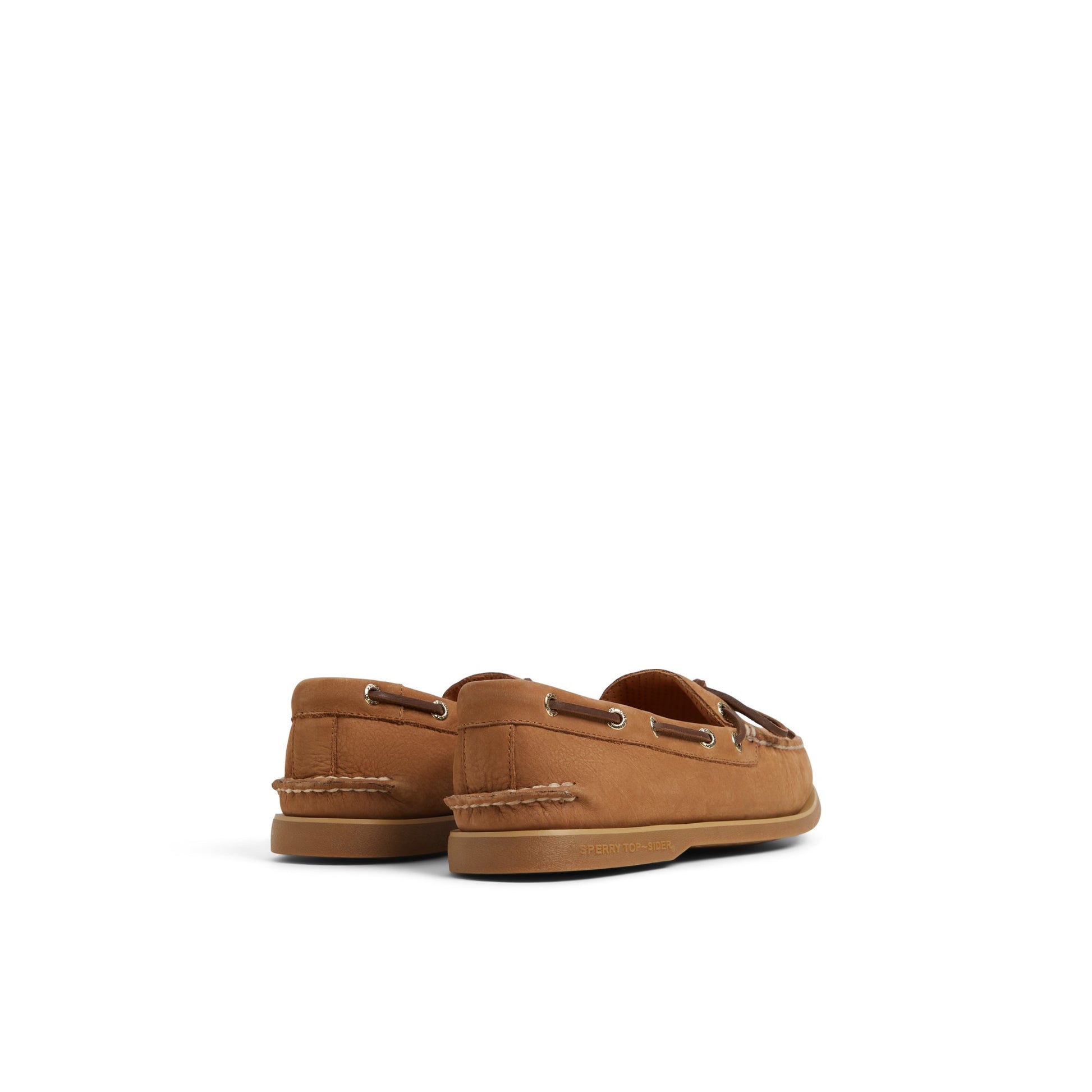 Three-quarter angle of Light Brown Gold Cup™ Authentic Original™ 1 Eye Boat Shoe Boat Shoe's front side