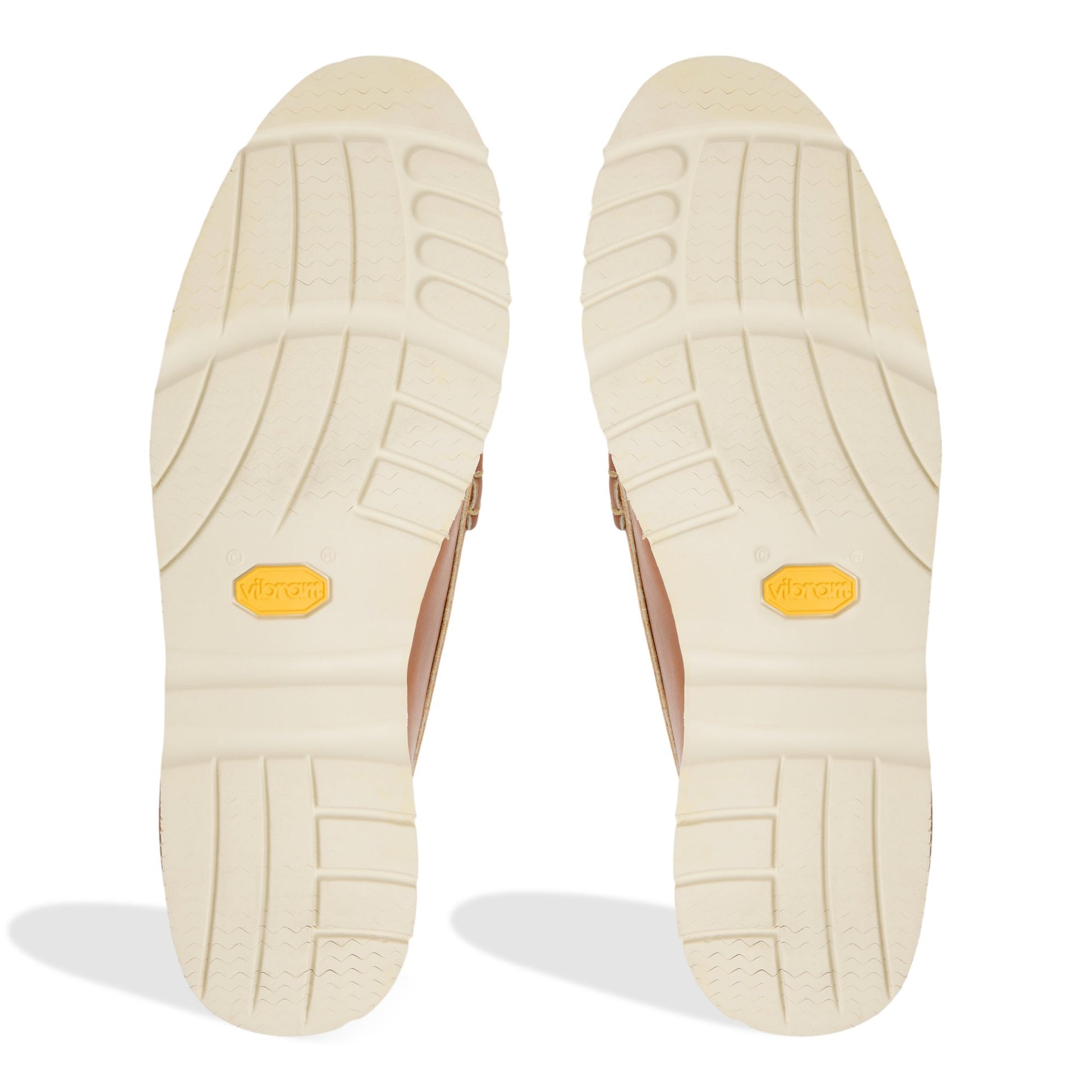 Close-up of the Tan Made in Maine Vibram Penny Loafer Penny Loafer