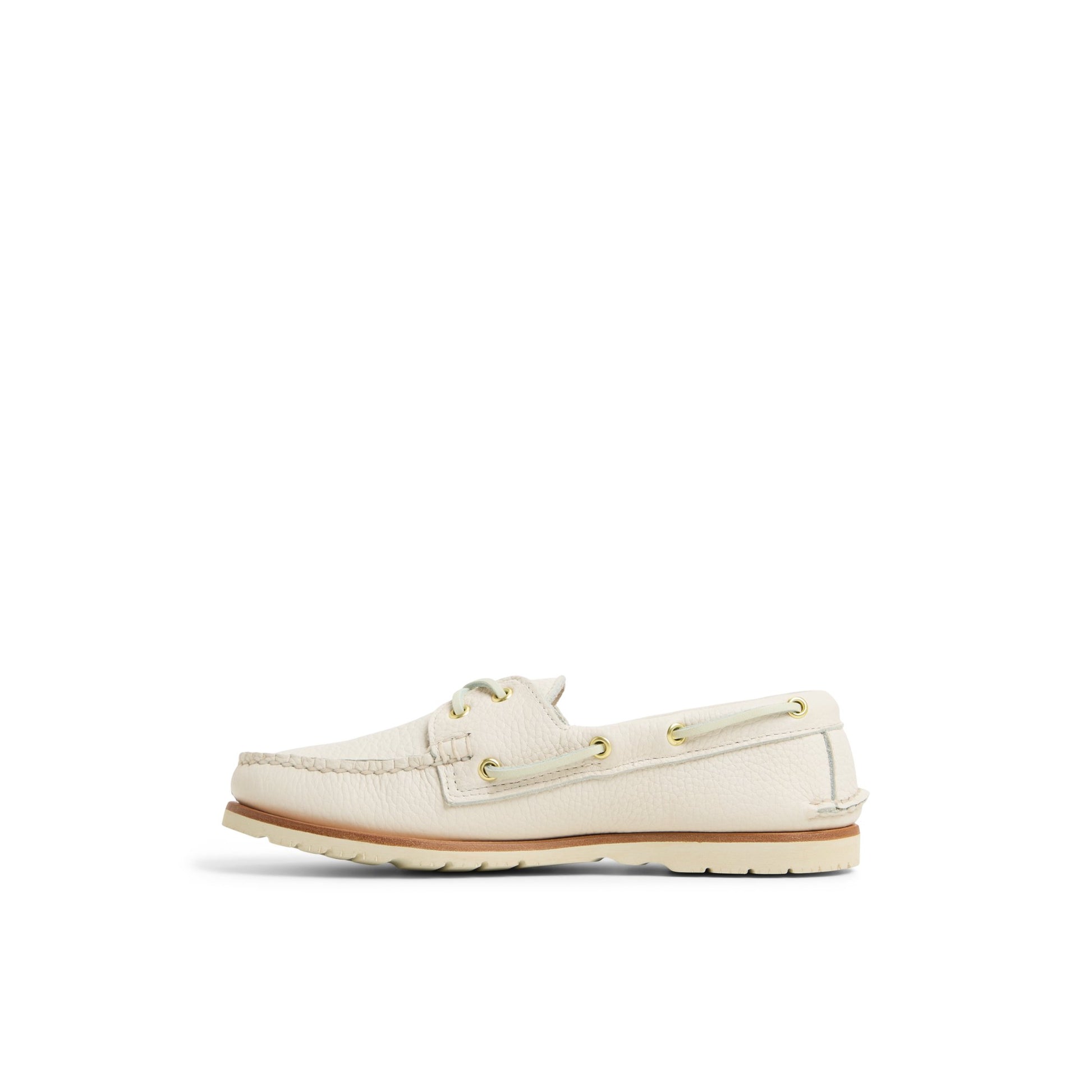 Three-quarter angle of Ice Authentic Original™ Made in Maine 2-Eye Boat Shoe Boat Shoes's back side