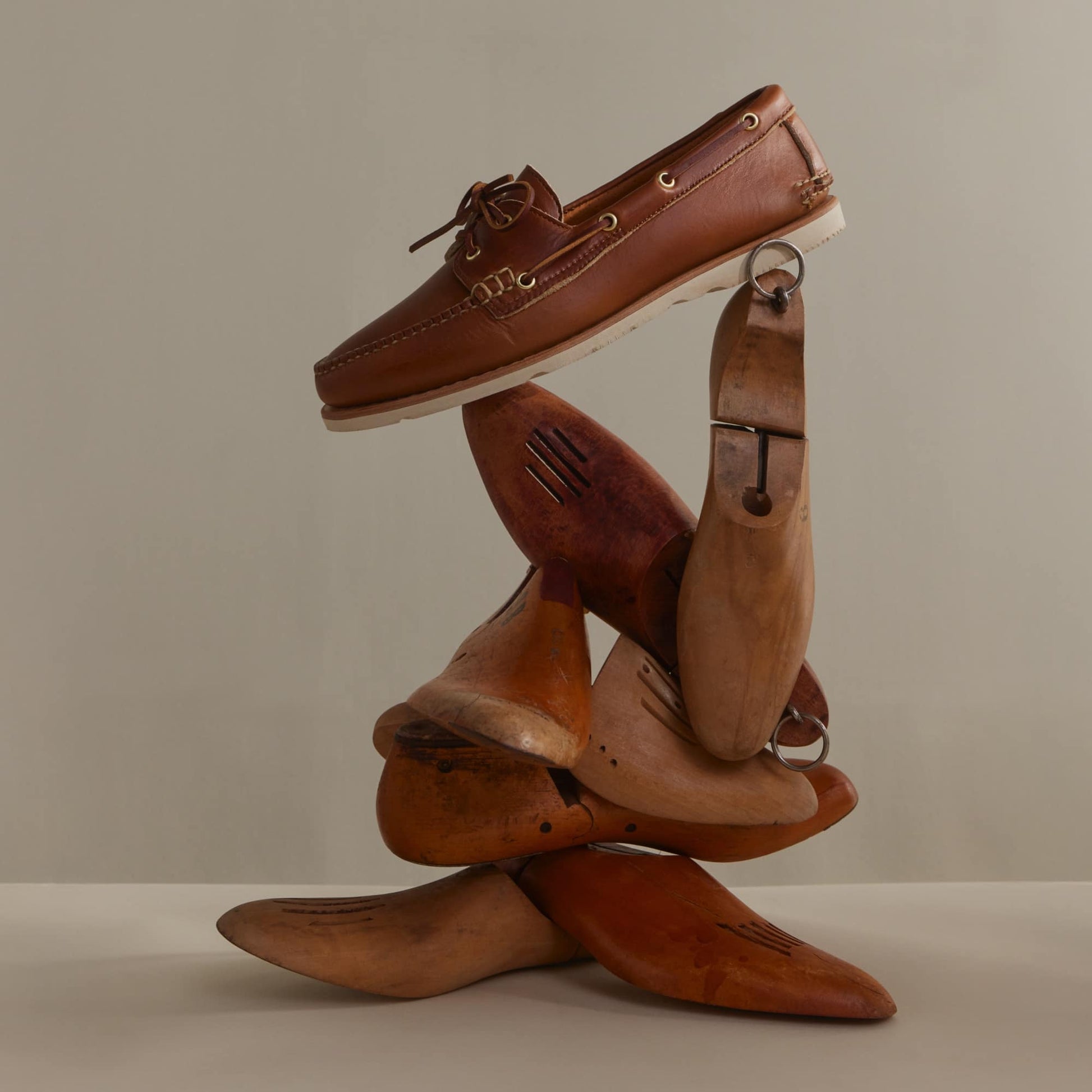 Product media for Authentic Original™ Made in Maine 2-Eye Boat Shoe