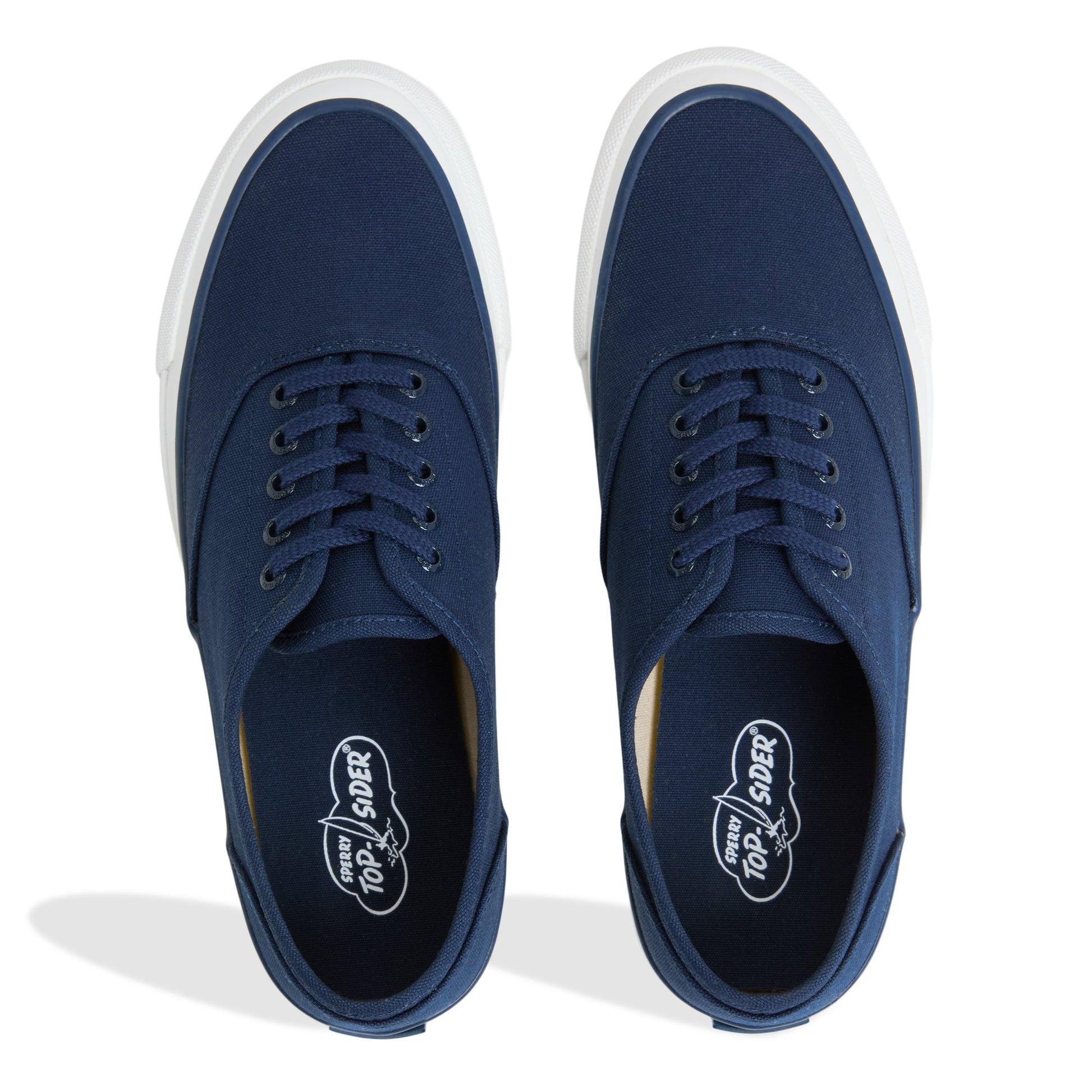 Top-down view of the Navy Top Sider CVO Sneaker Low Top Sneakers