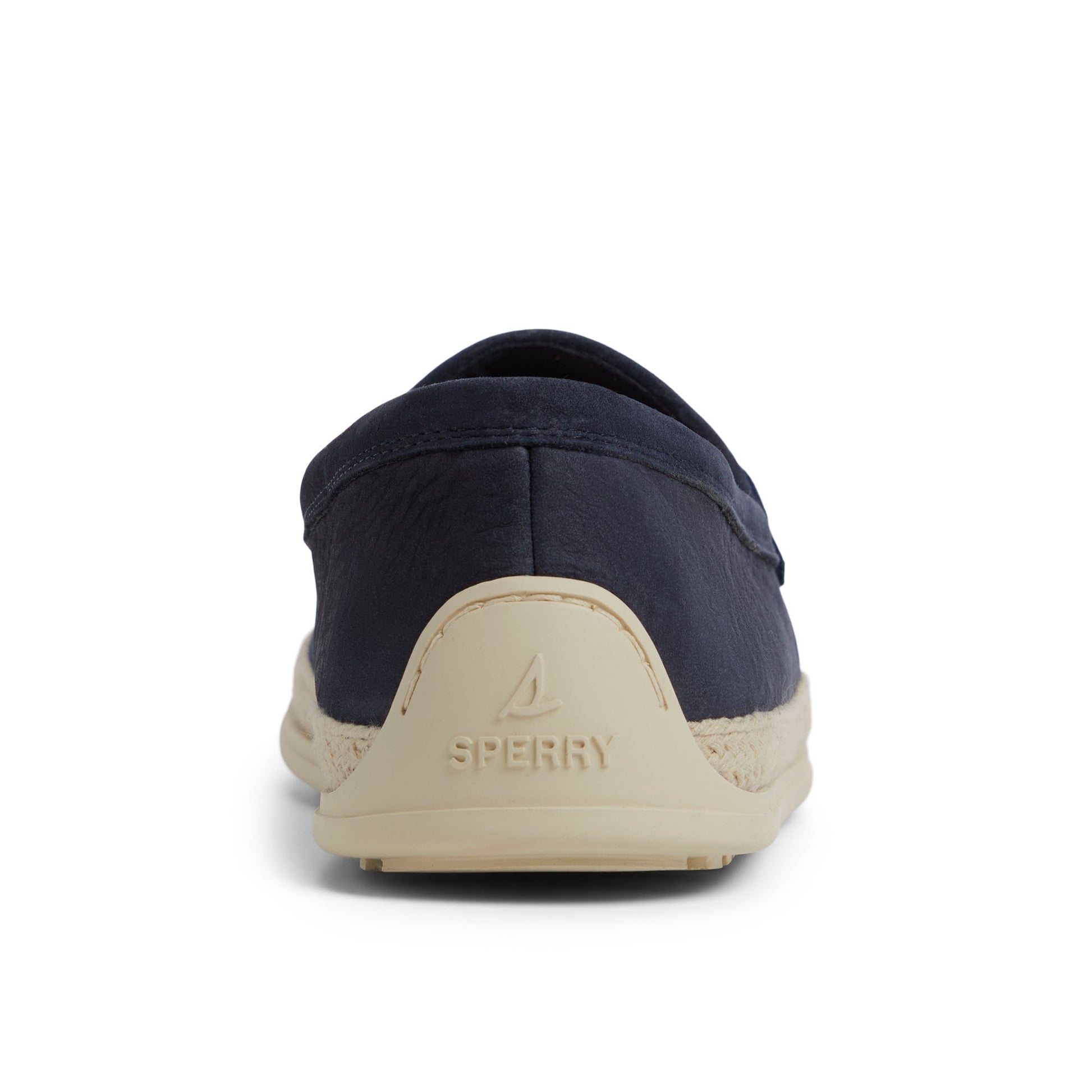 Three-quarter angle of Navy Mira Loafer Loafers's front side