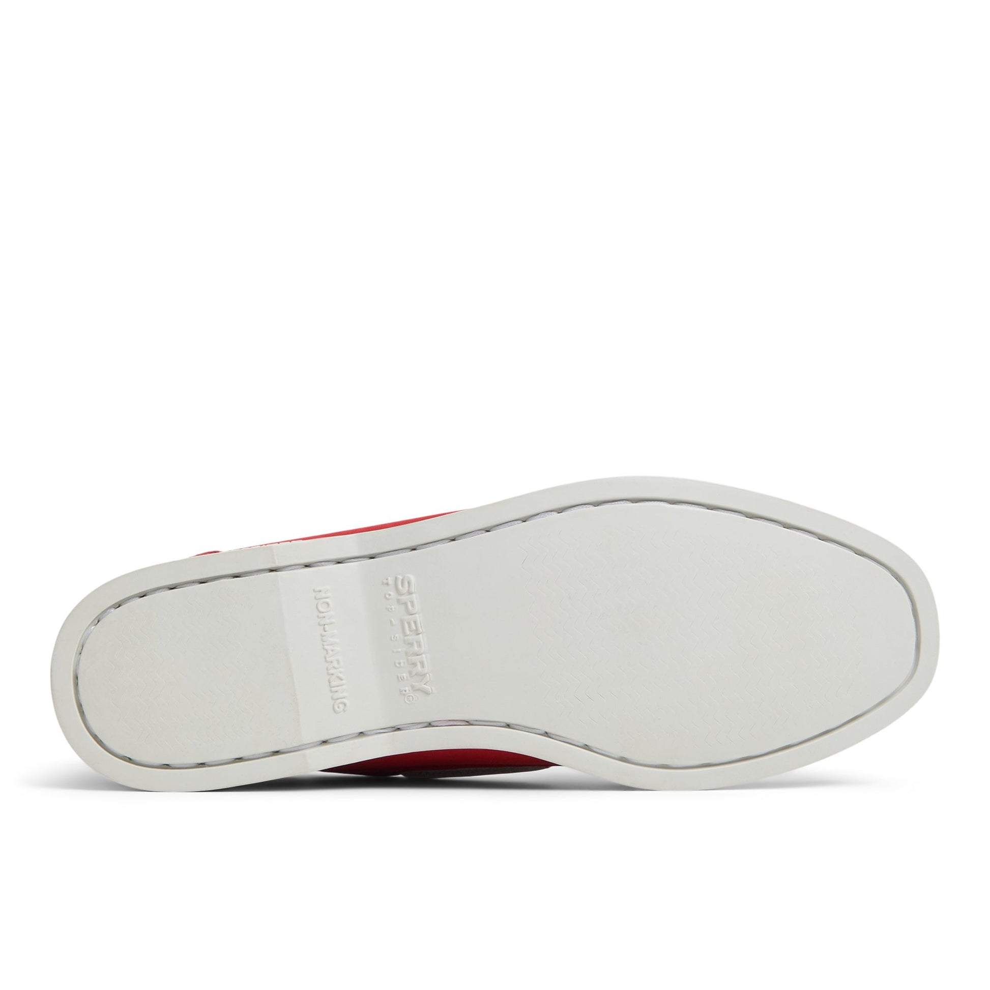 Close-up of the Red Authentic Original™ 1 Eye Boat Shoe Boat Shoes