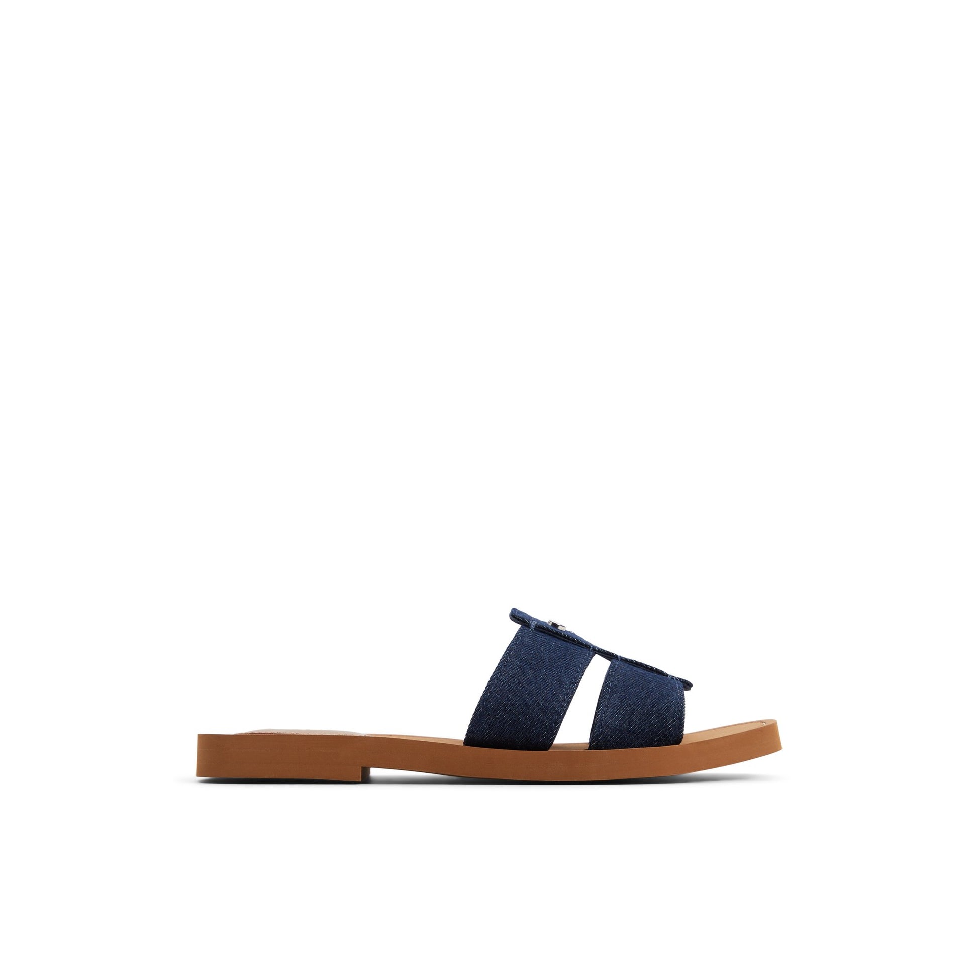 Main View of Denim Tilly Slide Sandal Slide Sandals for Womens