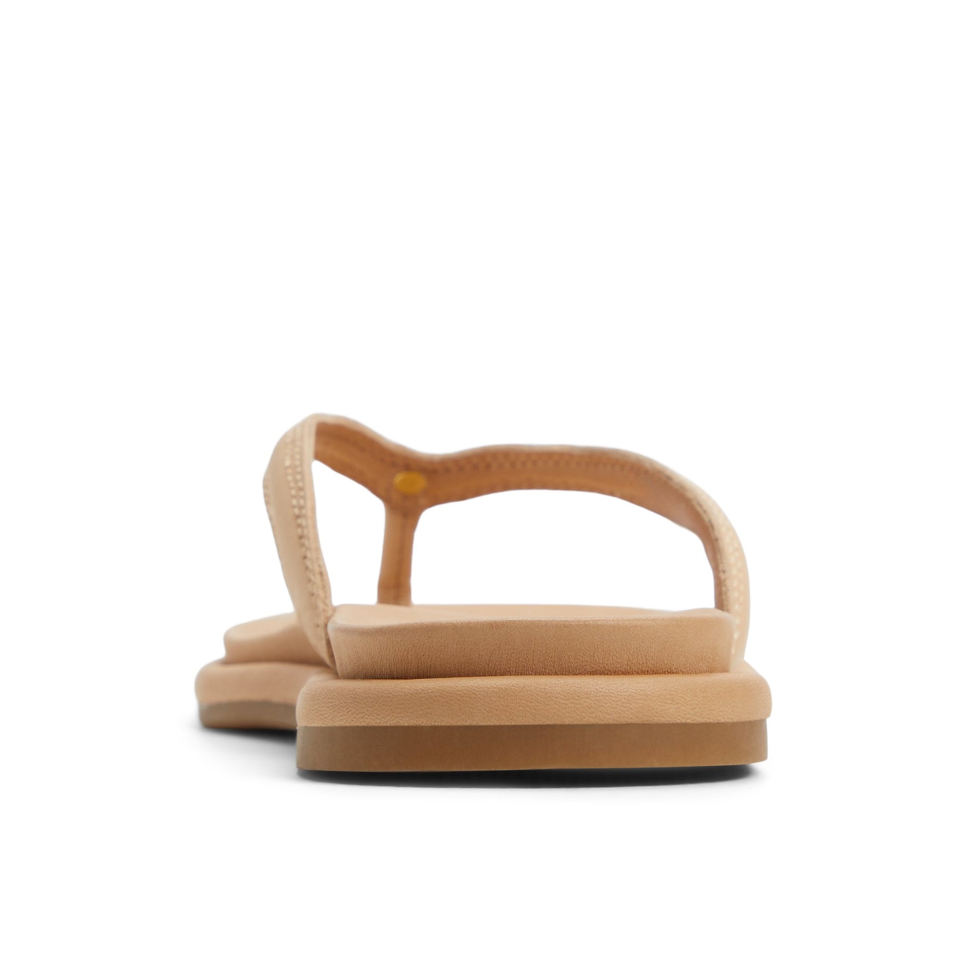 Three-quarter angle of Light Beige Isla Sandal Flip Flop Thong Sandals's front side