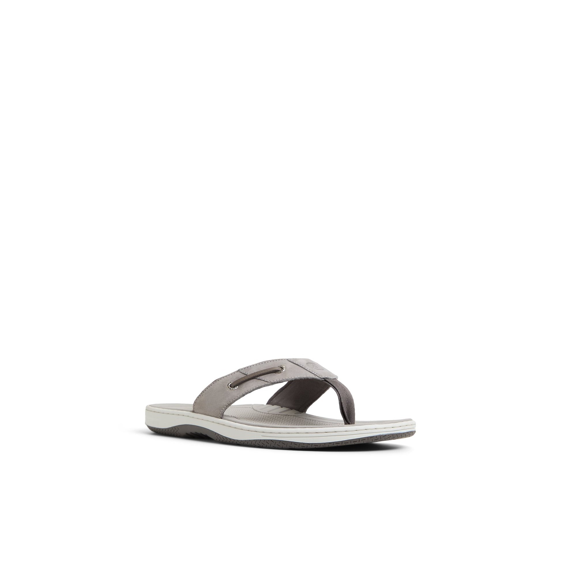 Side view of Light Grey Baitfish Thong Sandals Flip Flop Thong Sandals
