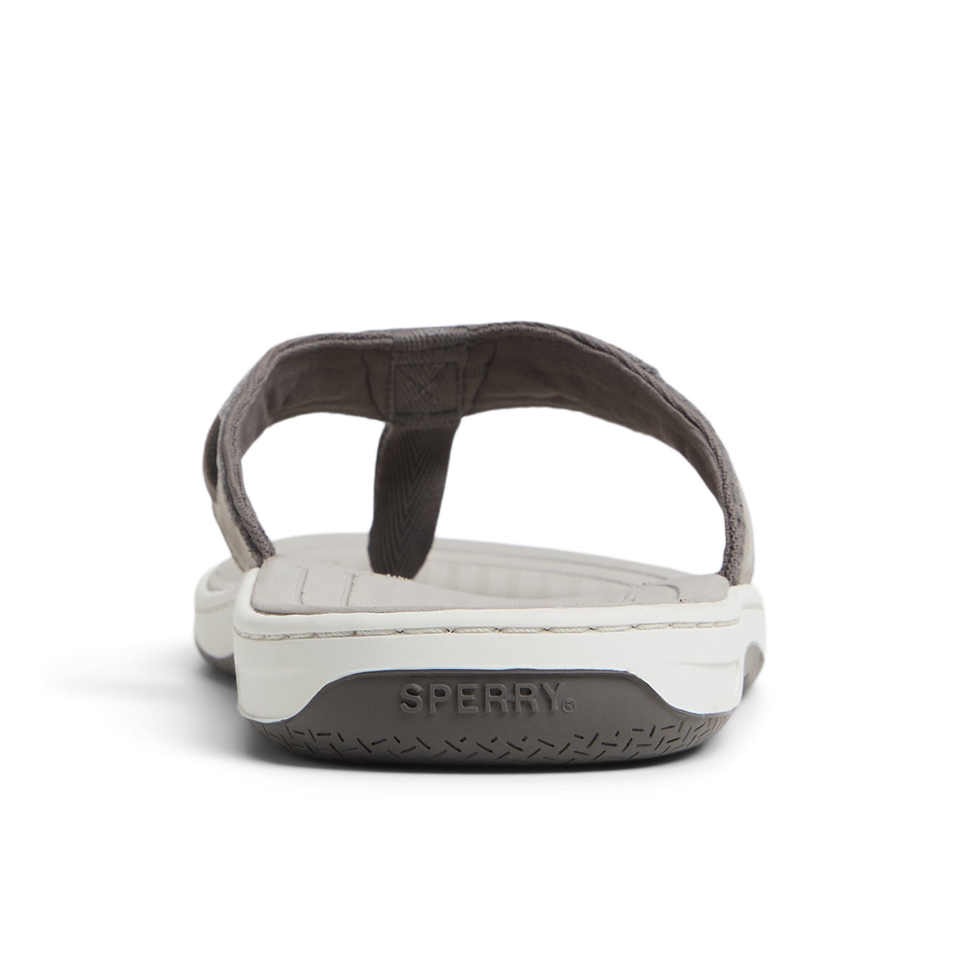 Three-quarter angle of Light Grey Baitfish Thong Sandals Flip Flop Thong Sandals's front side