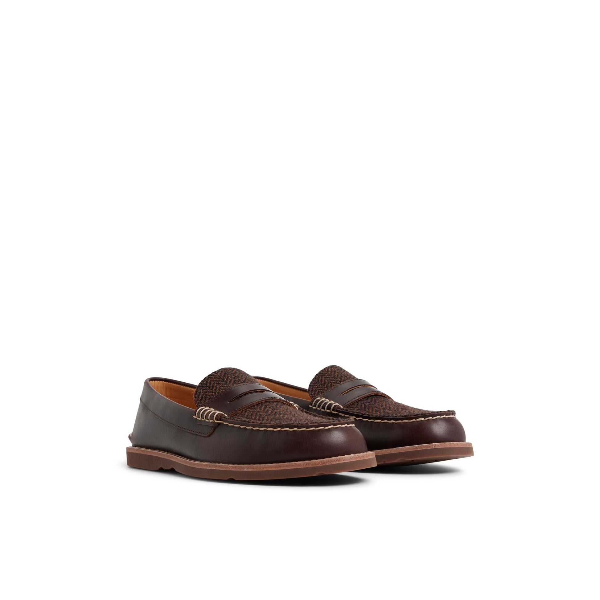 Side view of Amaretto Ripple Penny Loafer Penny Loafer