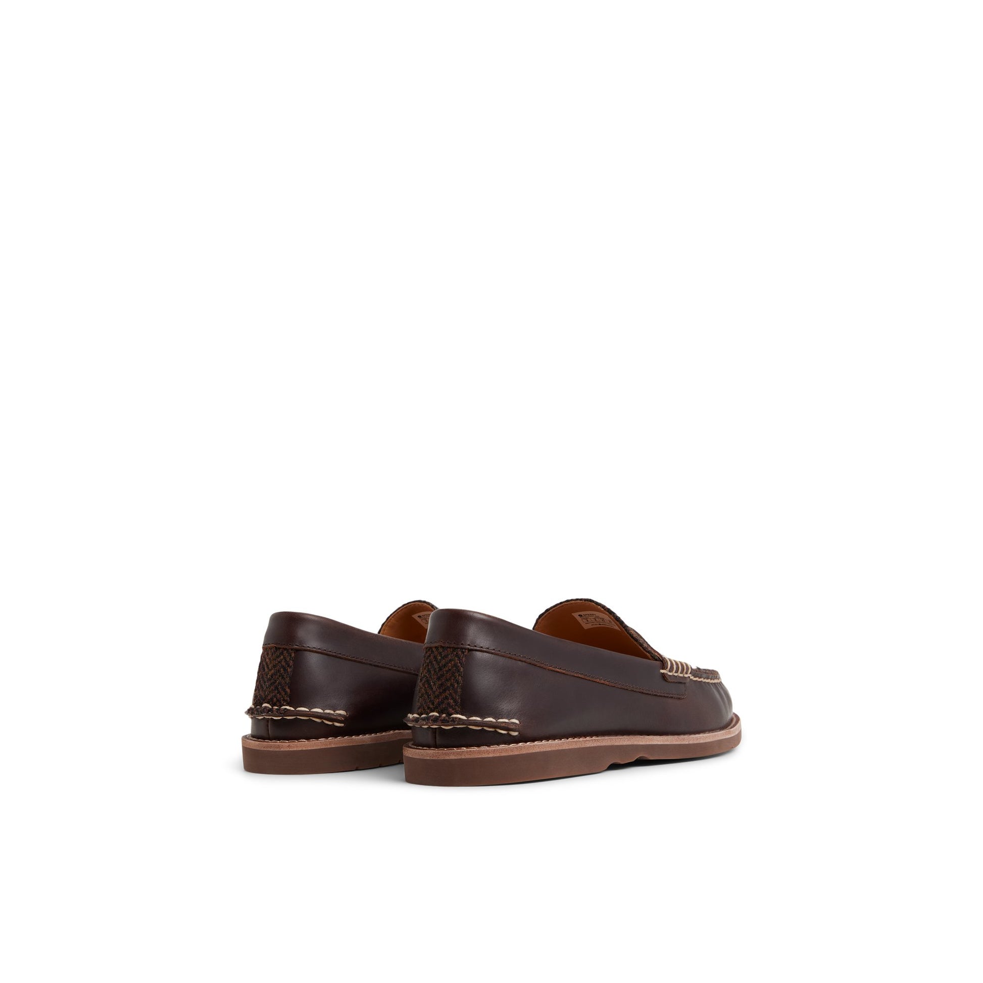 Three-quarter angle of Amaretto Ripple Penny Loafer Penny Loafer's front side