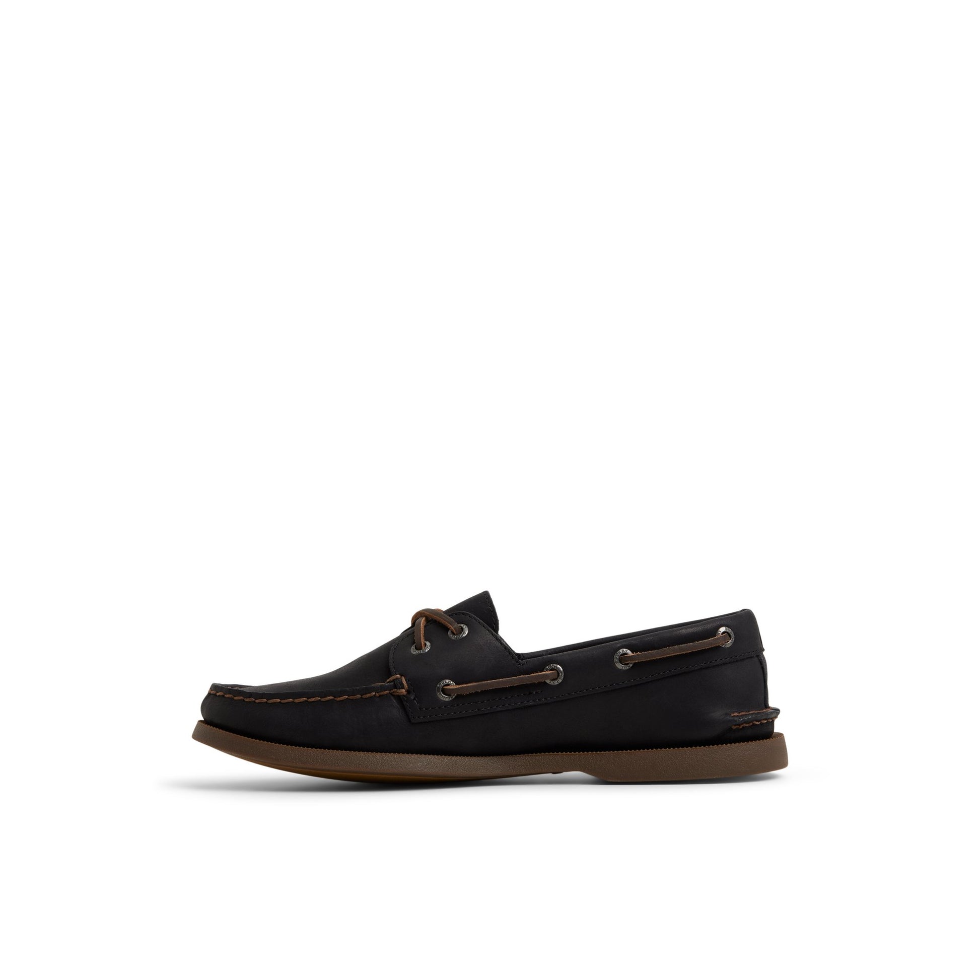 Three-quarter angle of Other Black Authentic Original™ 2-Eye Lace Boat Shoe Boat Shoes's back side