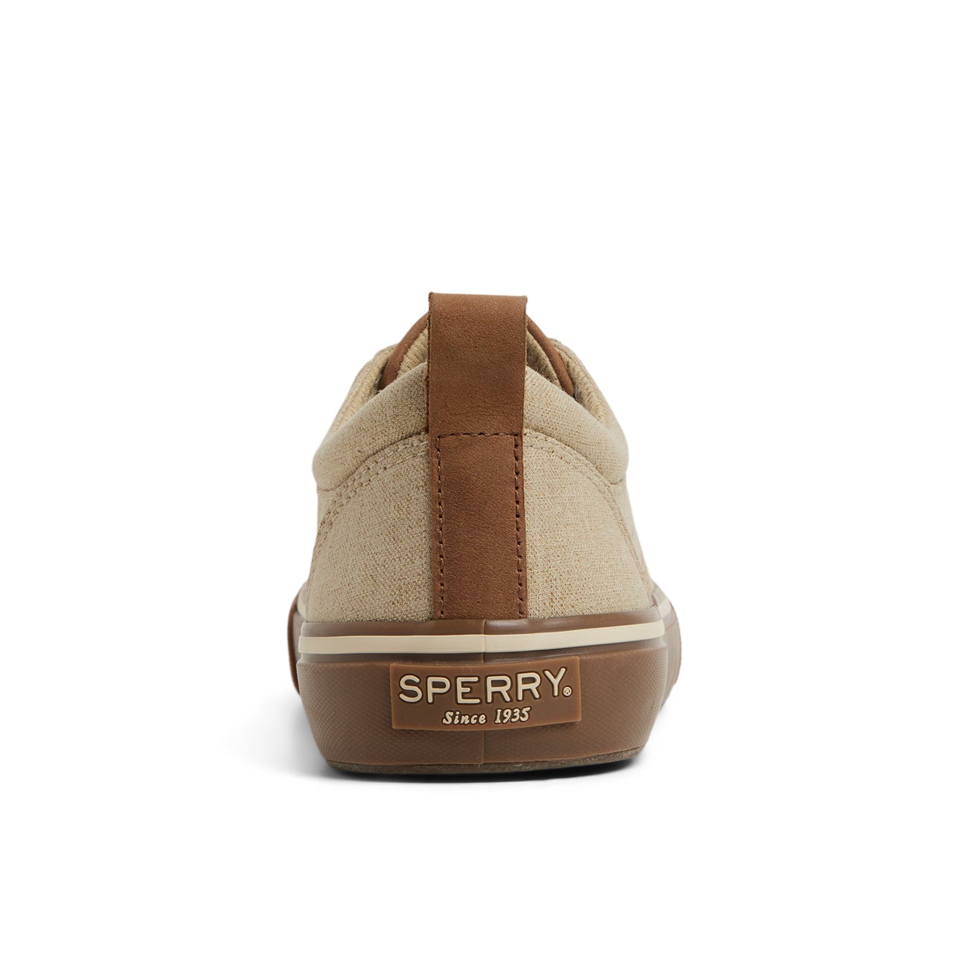 Three-quarter angle of Sand Deckside CVO Sneakers Vulcanized Sneaker's front side