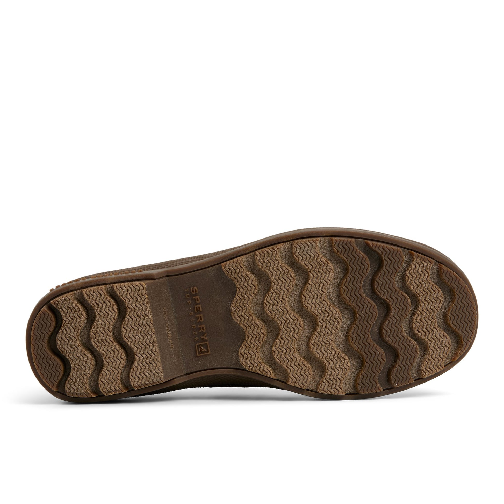 Close-up of the Brown Coldbay Slip-on Duck Shoes Winter Duck Boots