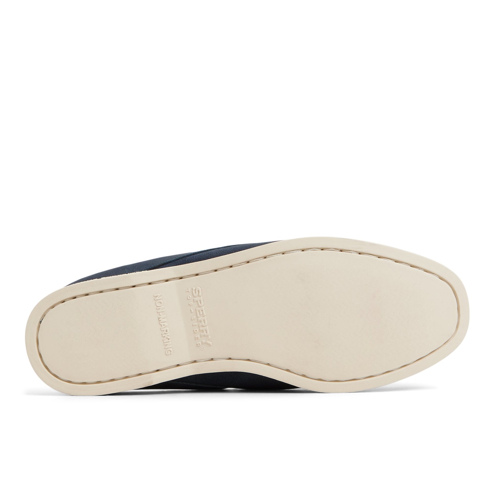 Close-up of the Navy Authentic Original™ Mule Boat Shoe Mule