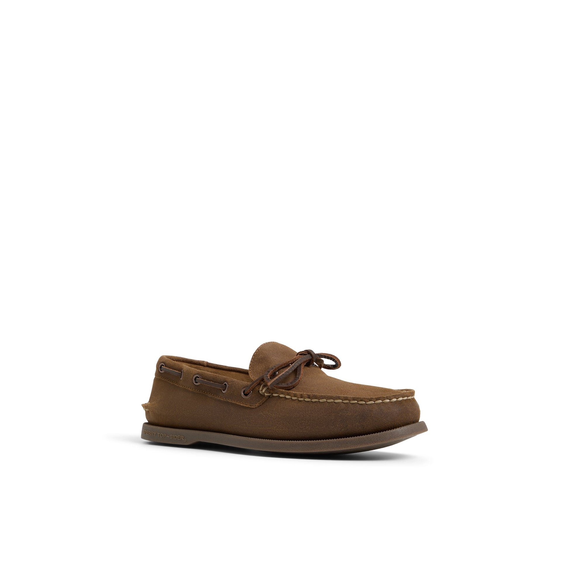 Side view of Tan Authentic Original™ 1-Eye Boat Shoe Boat Shoes