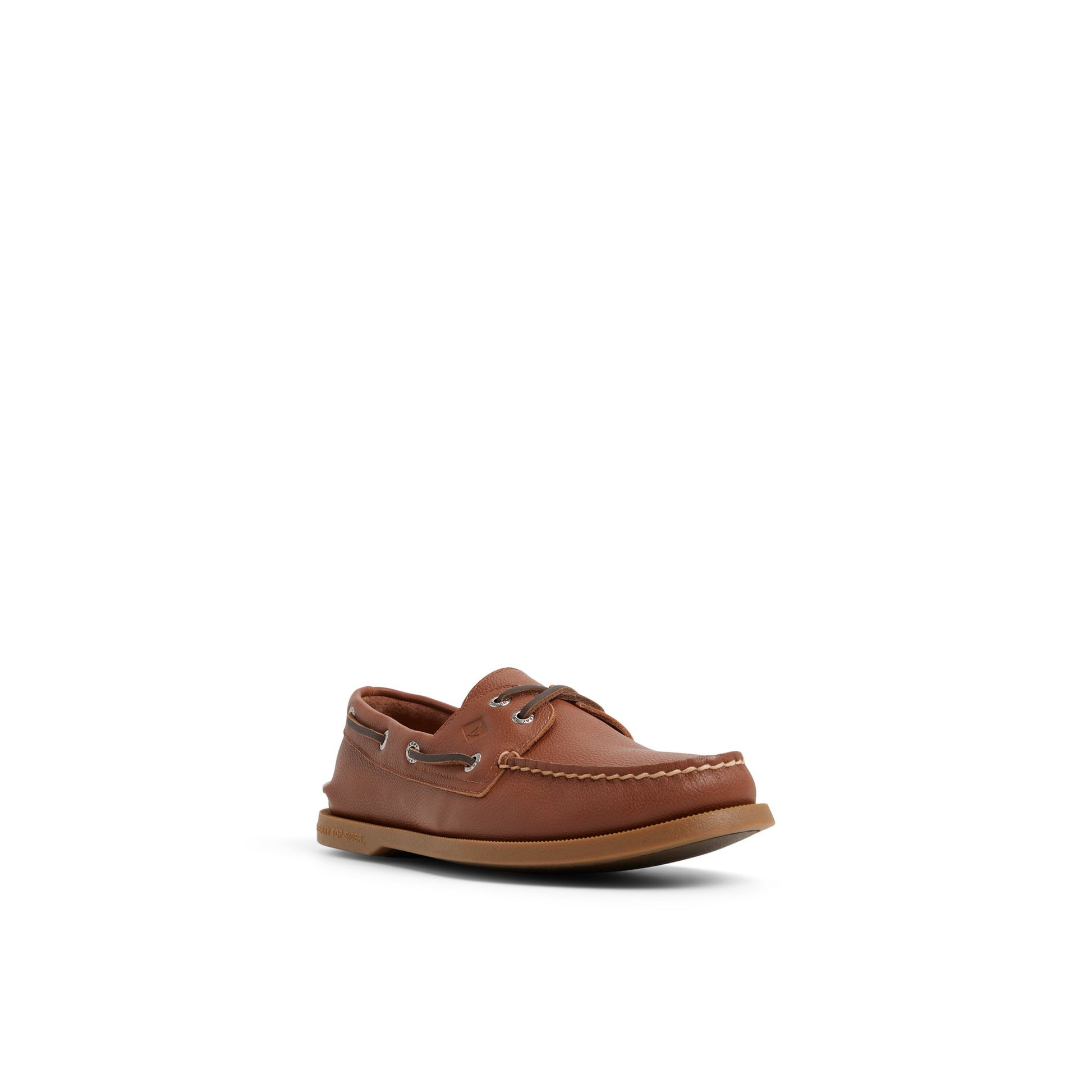 Side view of Tan Authentic Original™ 2-Eye Lace Boat Shoe Boat Shoes