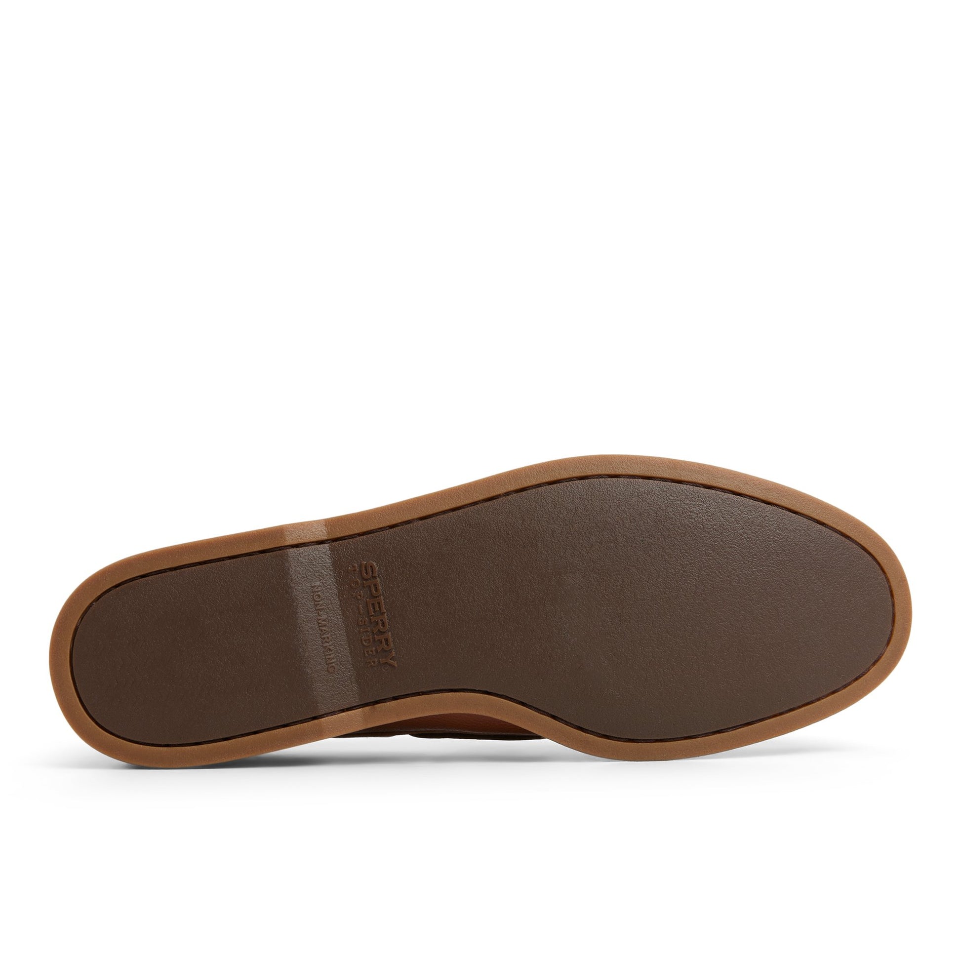 Close-up of the Tan Authentic Original™ 2-Eye Lace Boat Shoe Boat Shoes