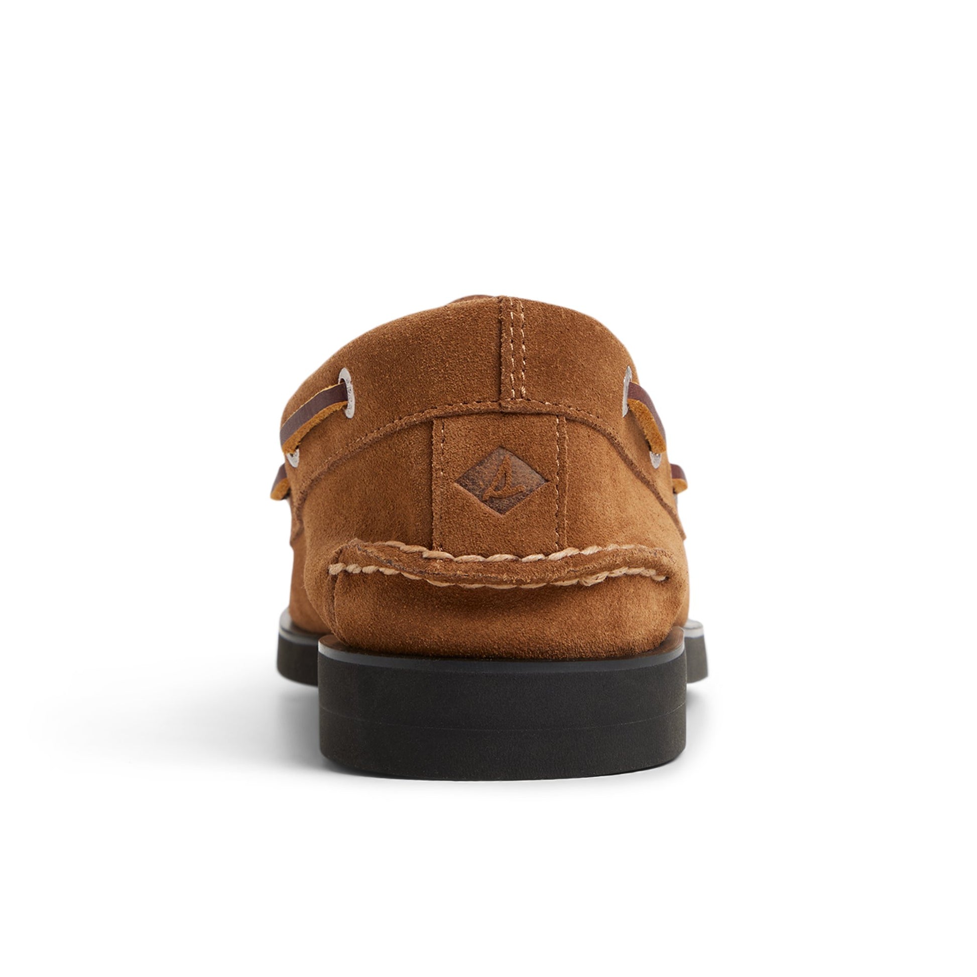 Three-quarter angle of Beige Authentic Original™ 2-Eye Boat Shoe Boat Shoes's front side