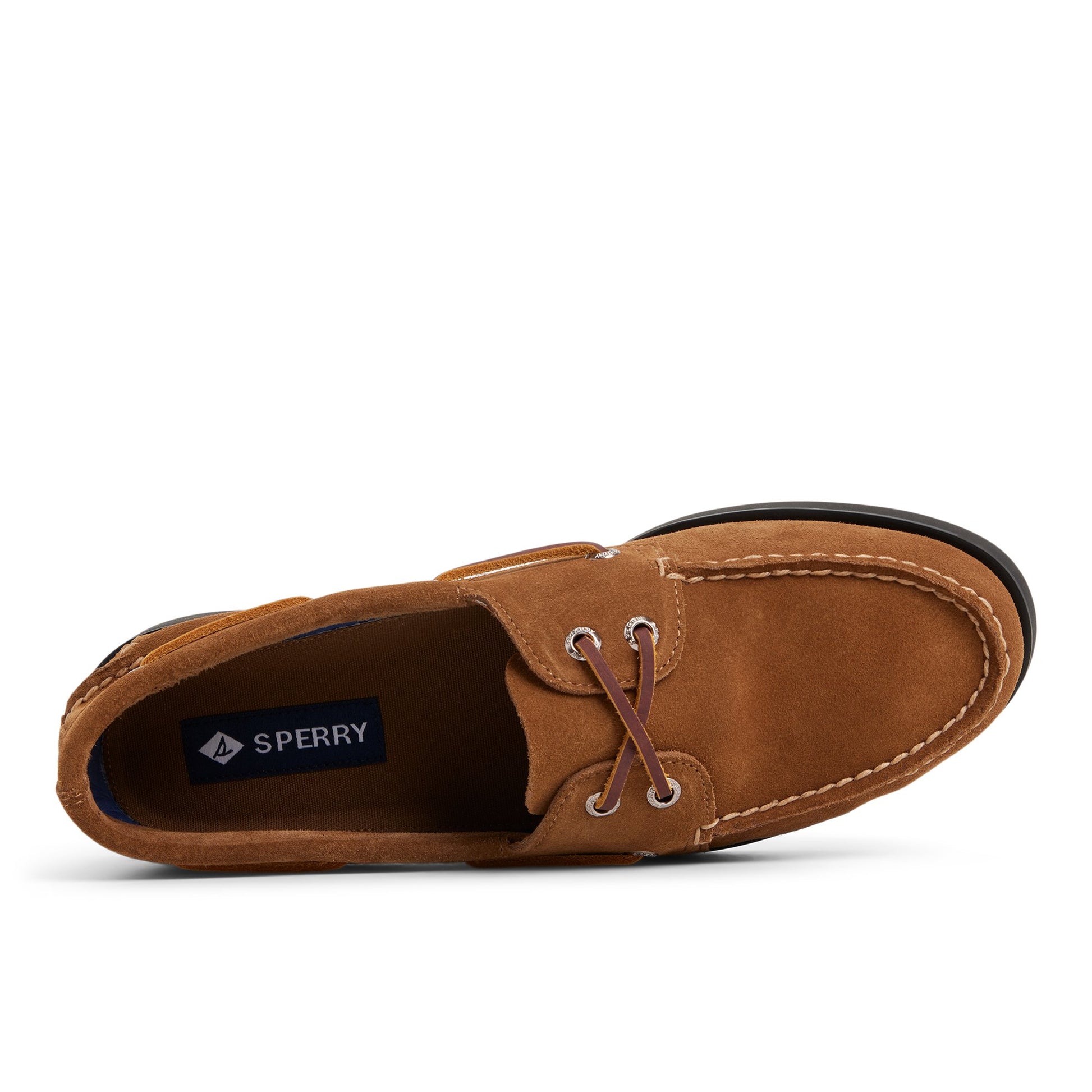 Top-down view of the Beige Authentic Original™ 2-Eye Boat Shoe Boat Shoes
