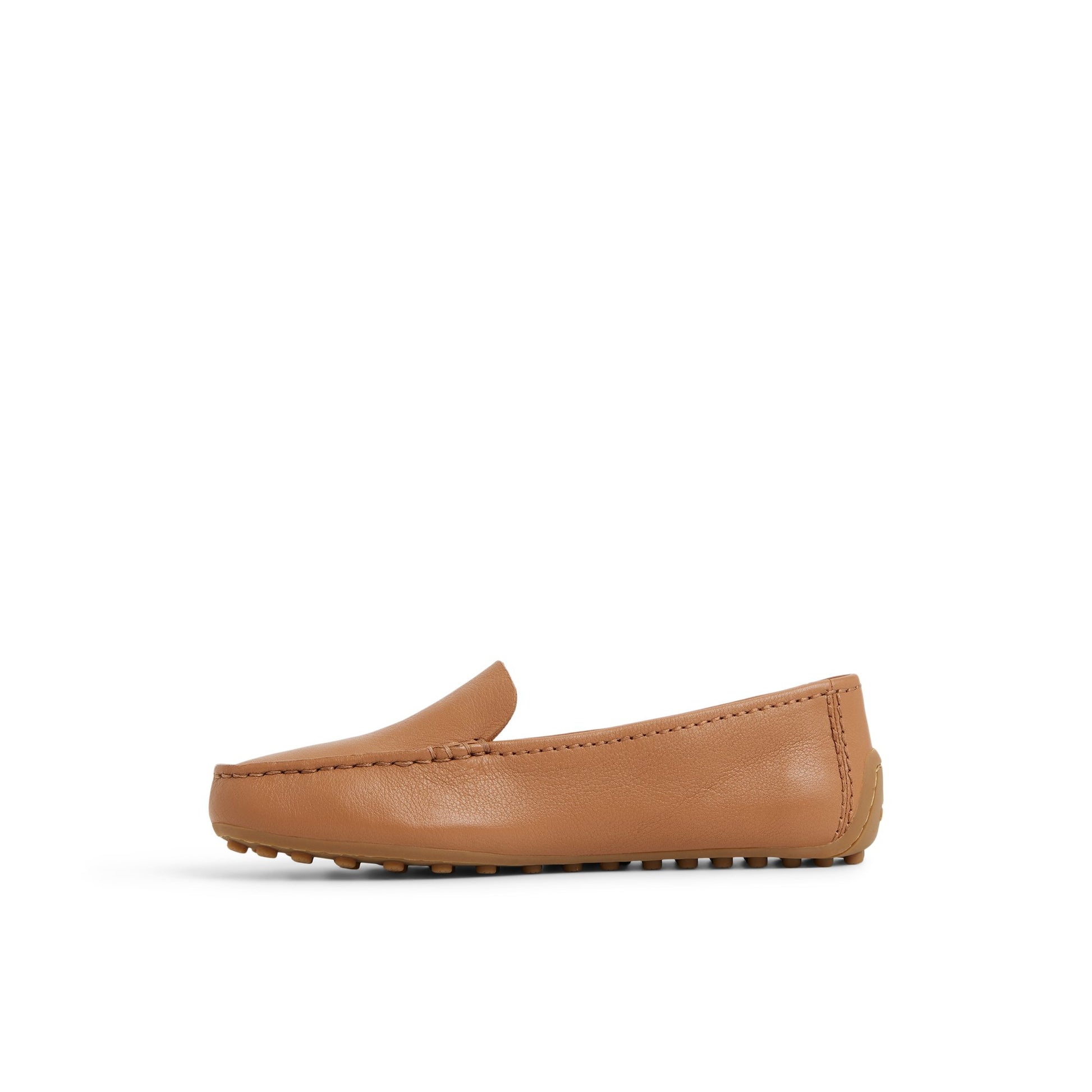 Three-quarter angle of Tan Port Driver 2 Loafer Loafers's back side