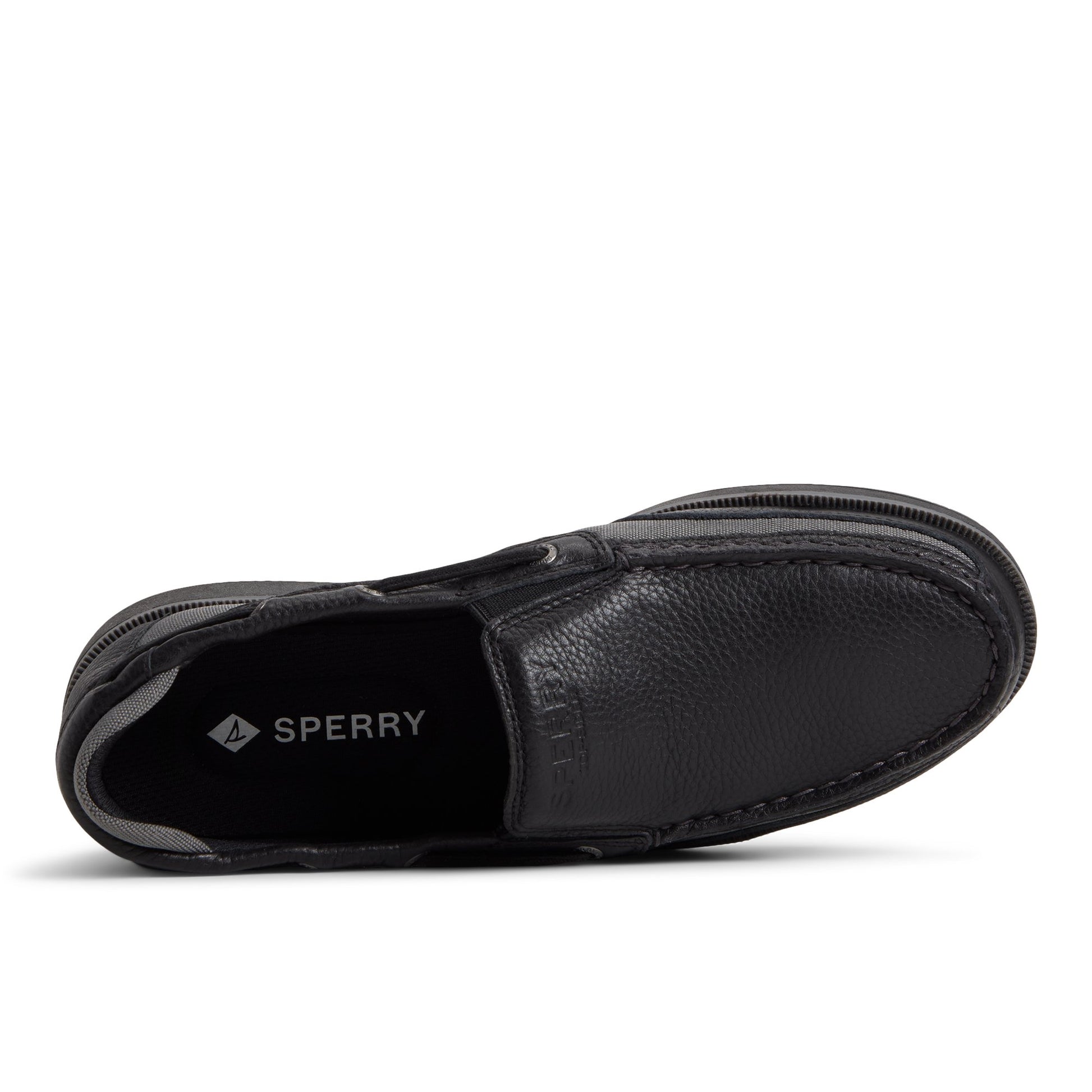 Top-down view of the Black Surveyor Slip-on Loafer Slip-on Sneakers