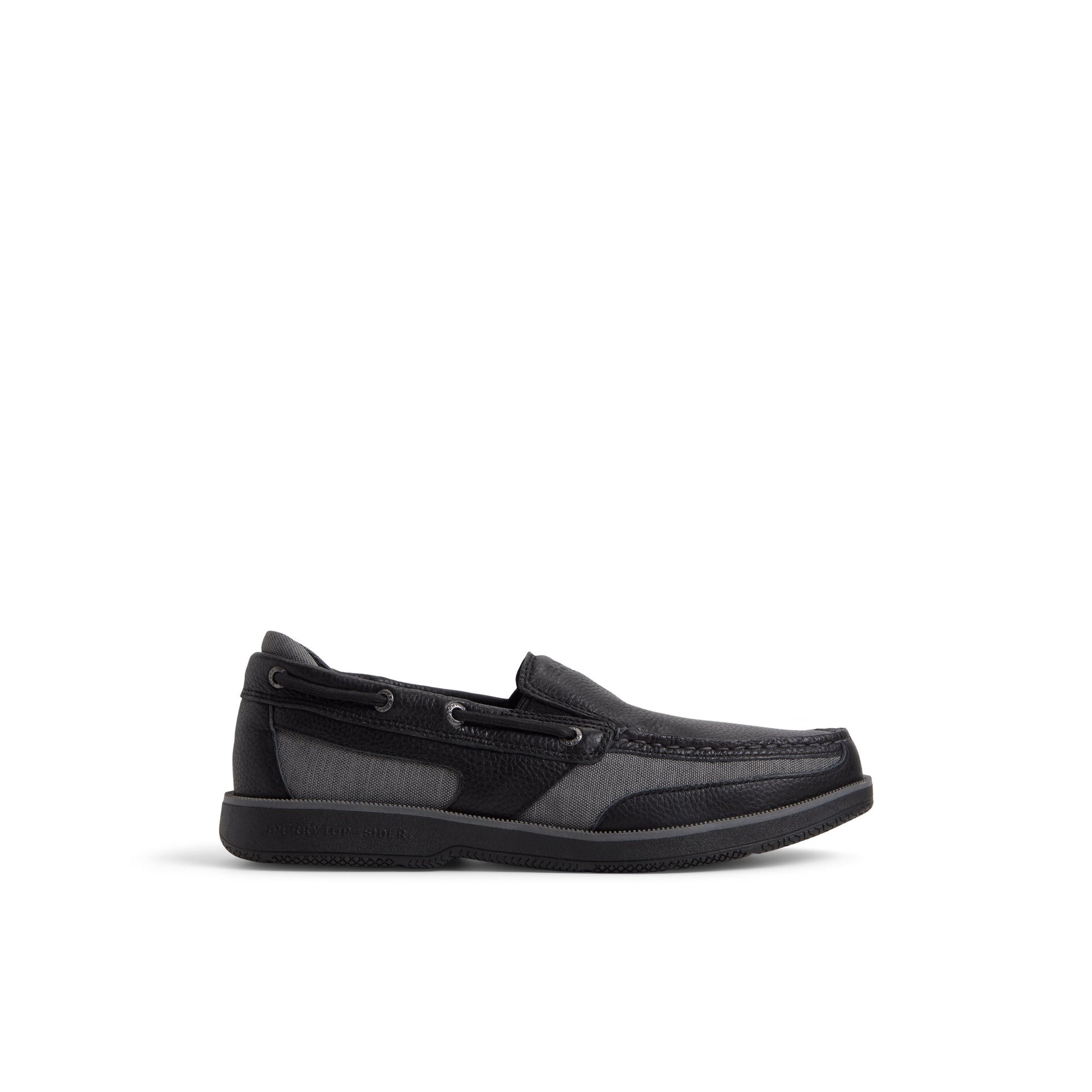 Main View of Black Surveyor Slip-on Loafer Slip-on Sneakers for Mens