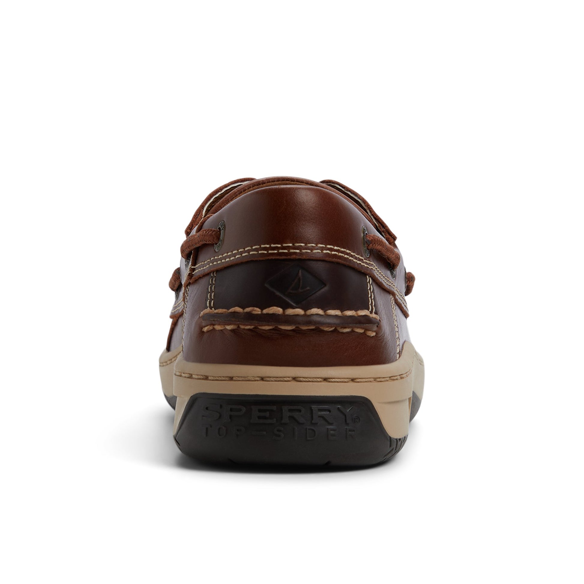 Three-quarter angle of Medium Brown Billfish 3-Eye Boat Shoe Boat Shoes's front side