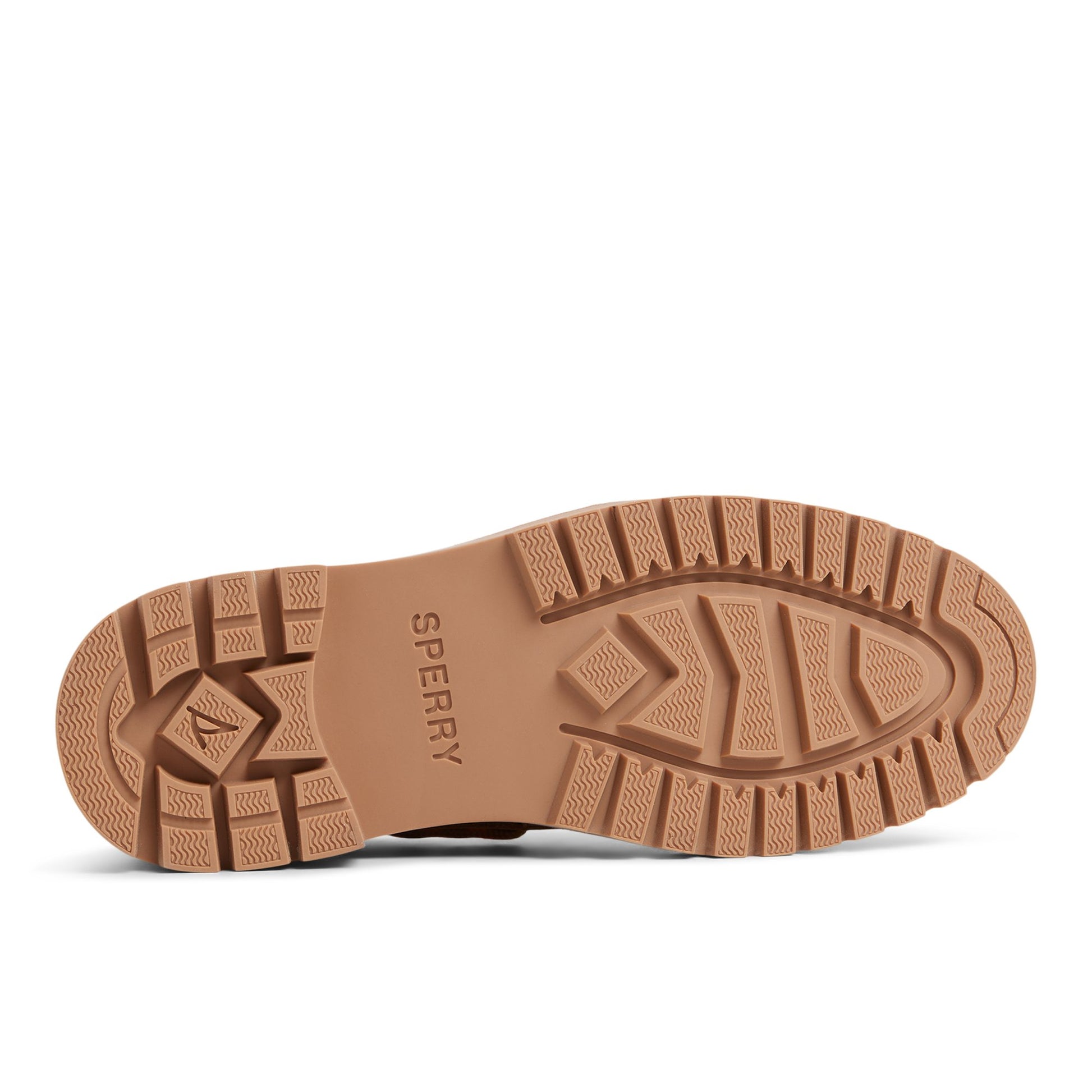 Close-up of the Tan Authentic Original™ Lug 2 Eye Boat Shoe Boat Shoe