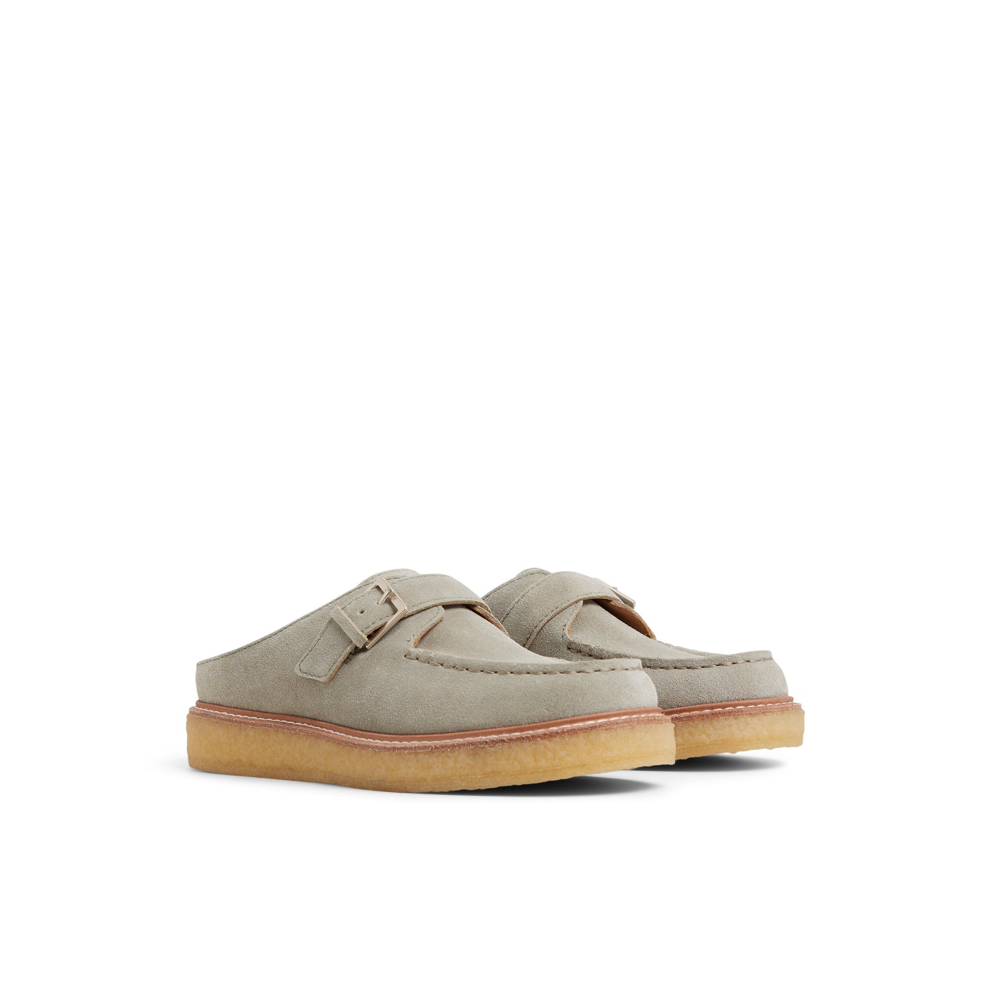 Side view of Sage Captain's Oxford Mule Mule Captain's Oxford