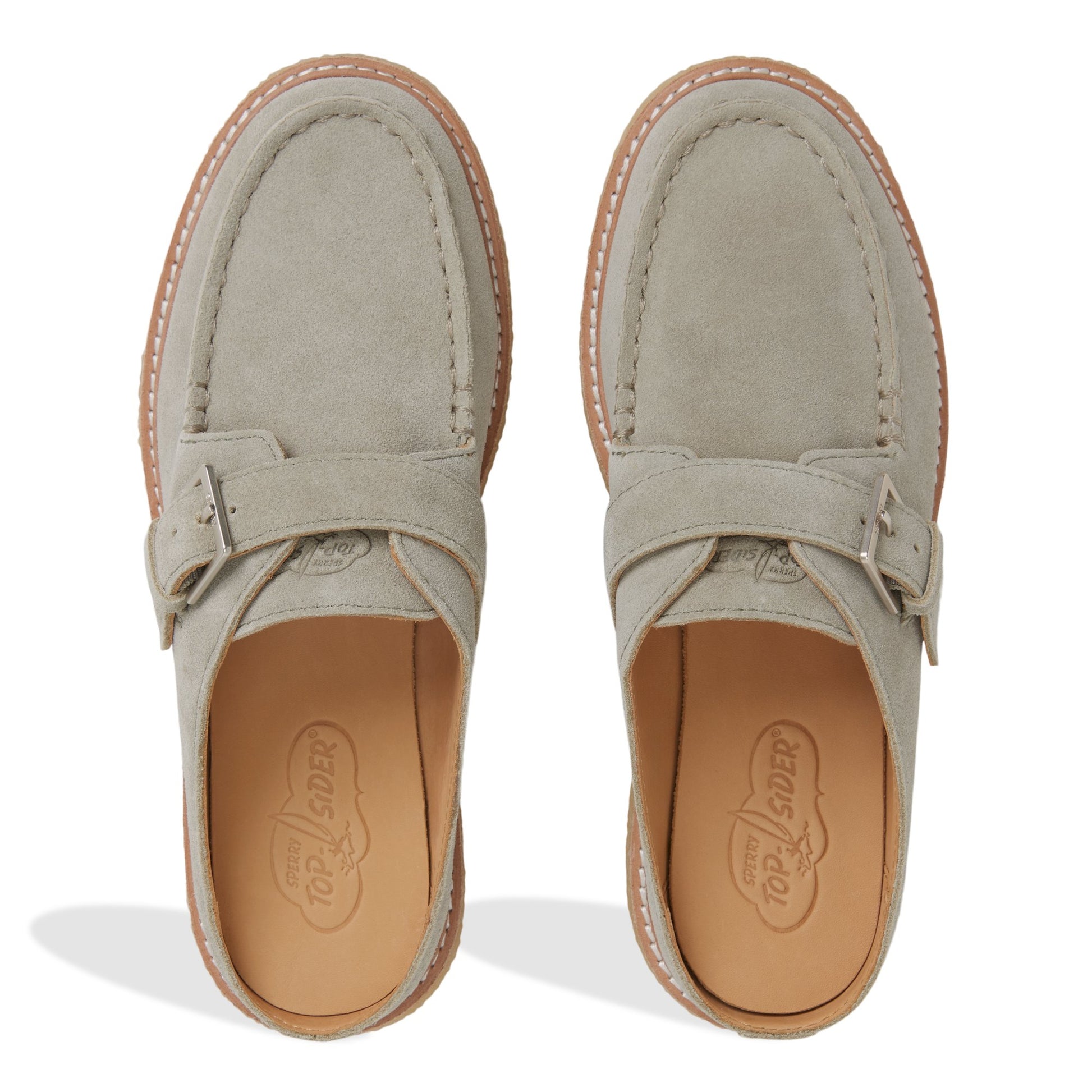 Top-down view of the Sage Captain's Oxford Mule Mule Captain's Oxford