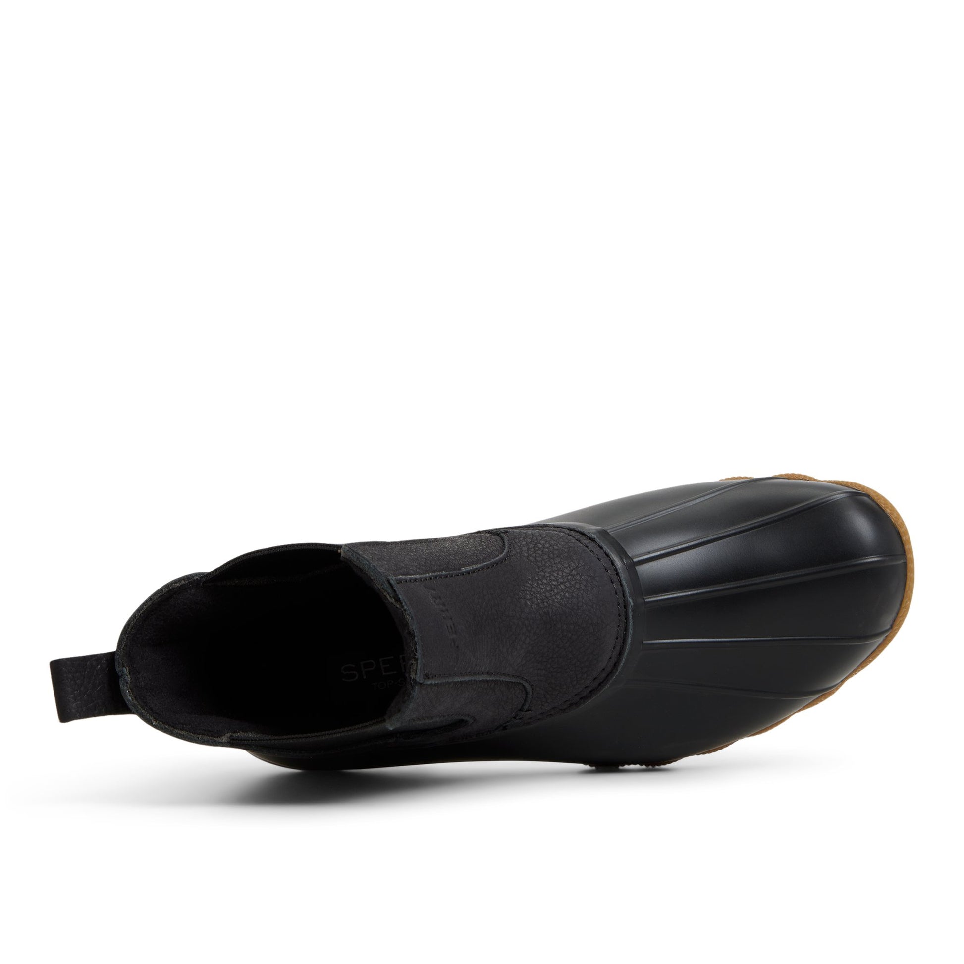 Top-down view of the Black Saltwater™ Duck Chelsea Boot Duck Boots