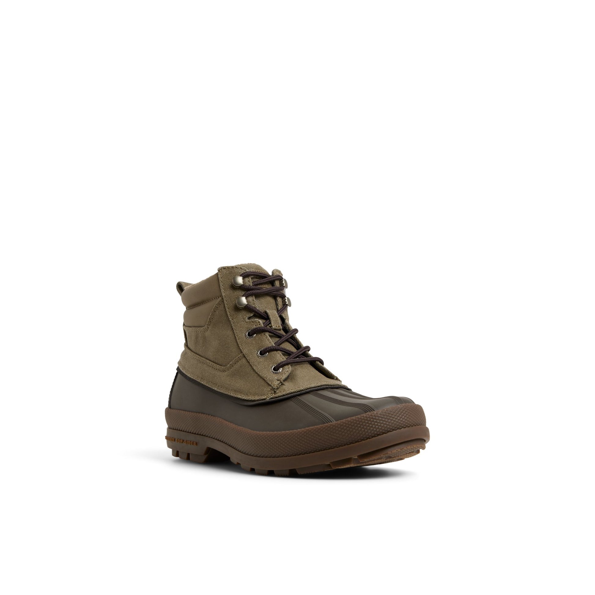 Side view of Taupe Gloucester Duck Boots Winter Duck Boots