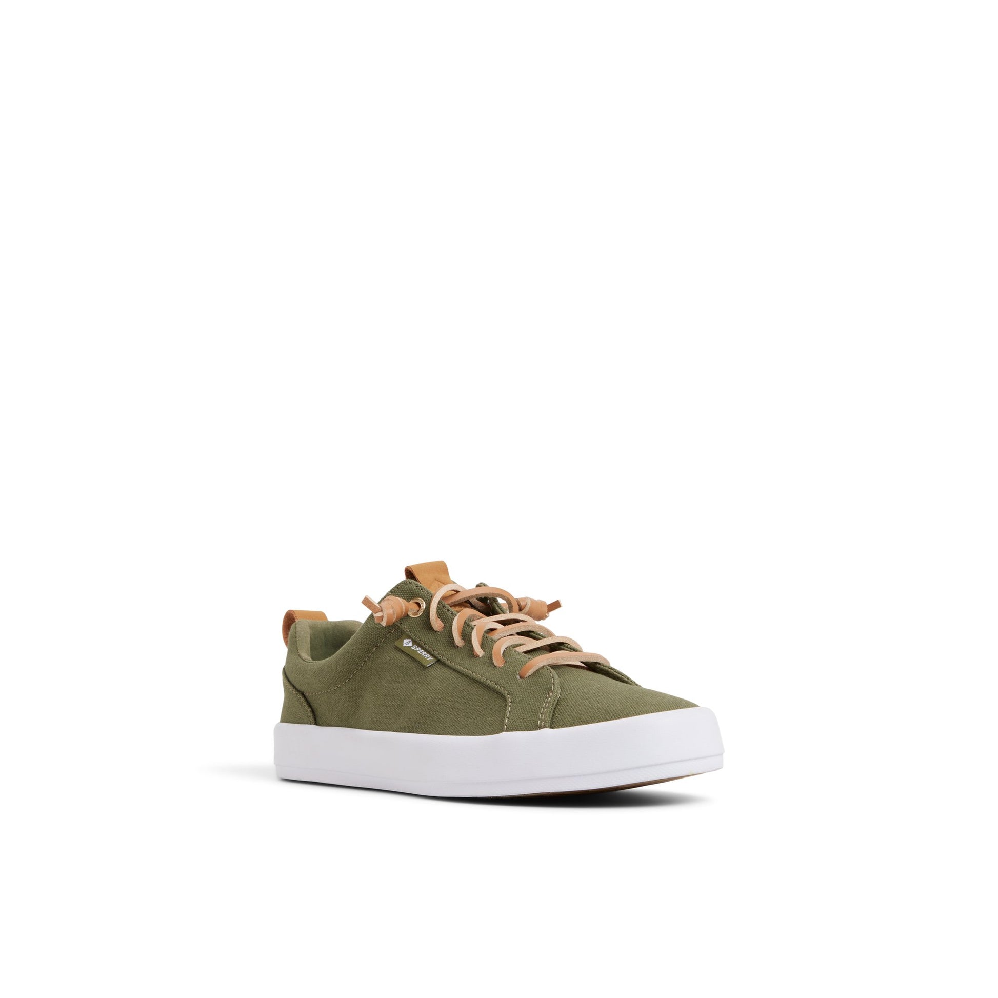 Side view of Khaki Bermunda Beach Sneakers Low Top Sneakers