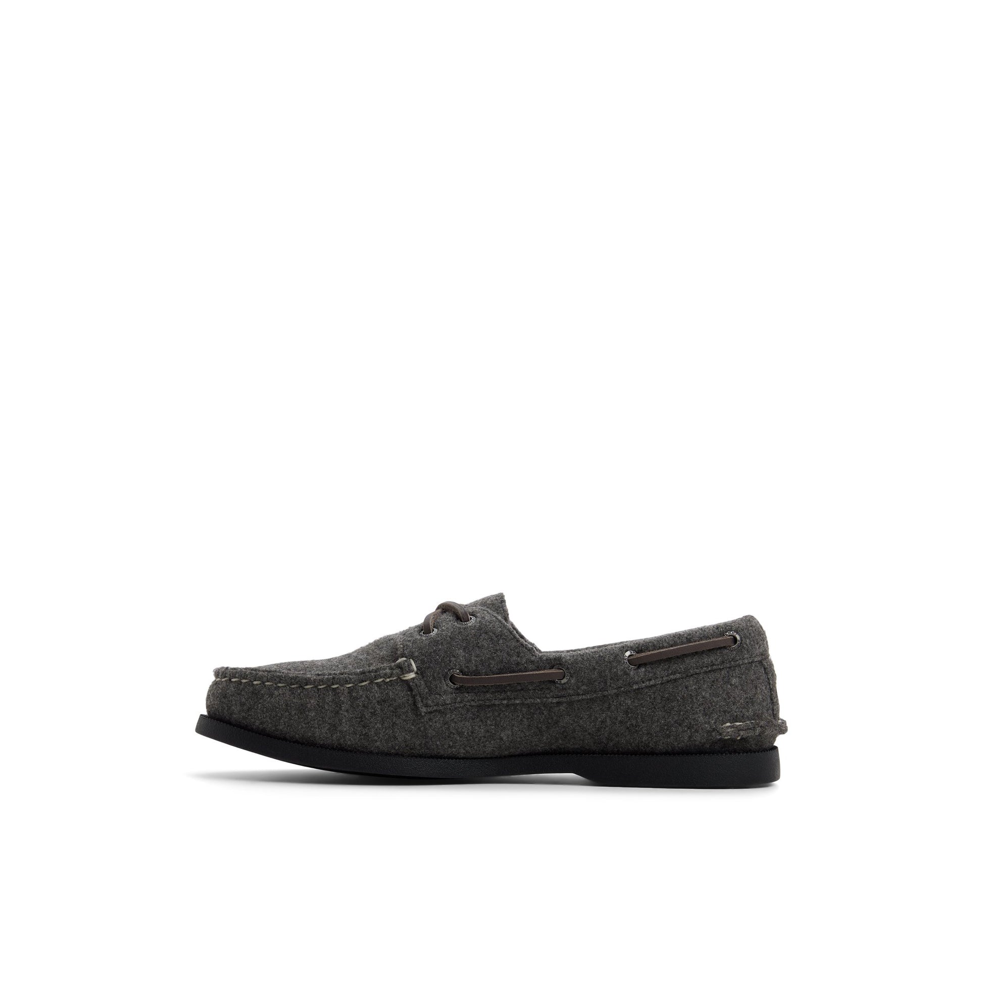 Three-quarter angle of Charcoal Authentic Original™ 2-Eye Boat Shoe Boat Shoe's back side
