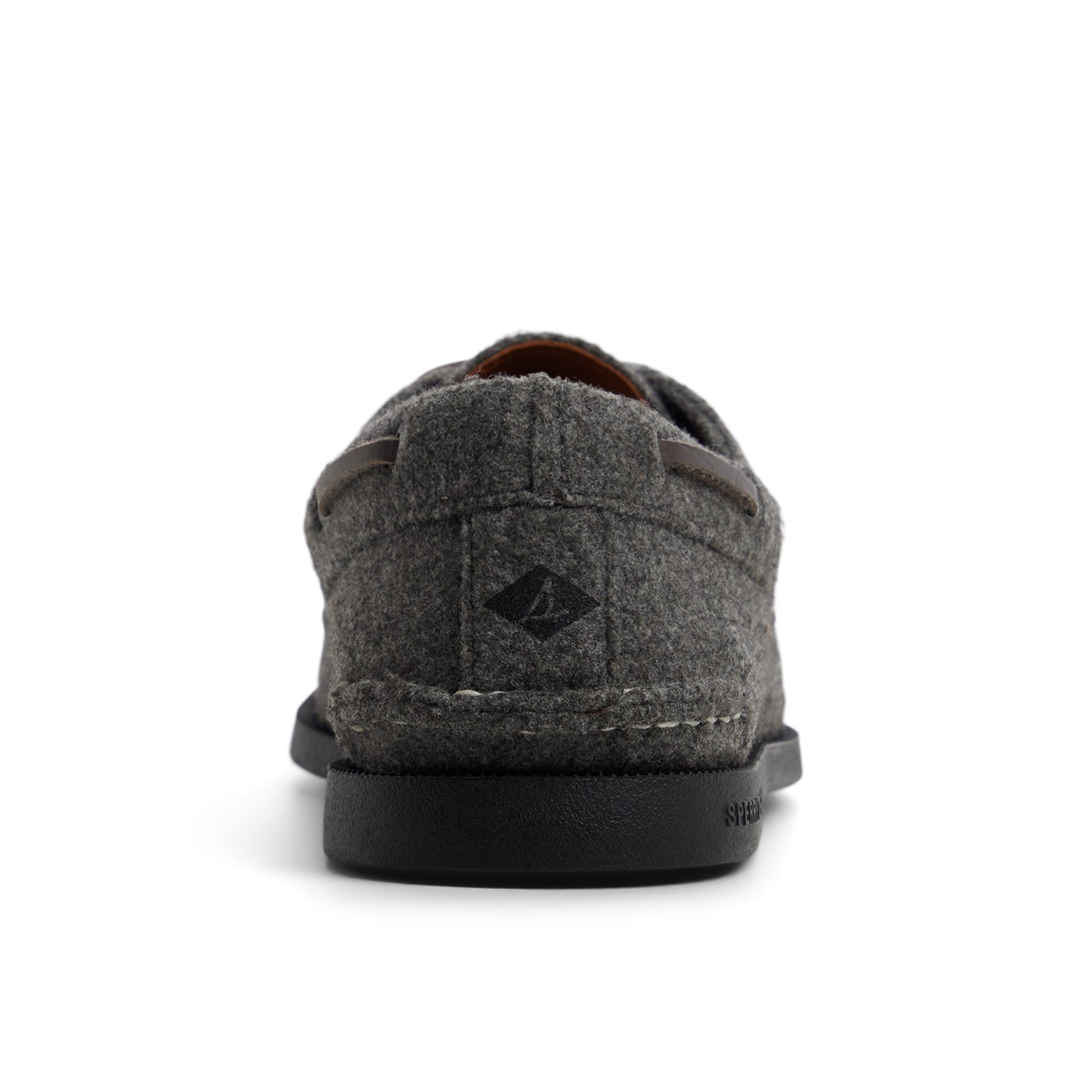 Three-quarter angle of Charcoal Authentic Original™ 2-Eye Boat Shoe Boat Shoe's front side