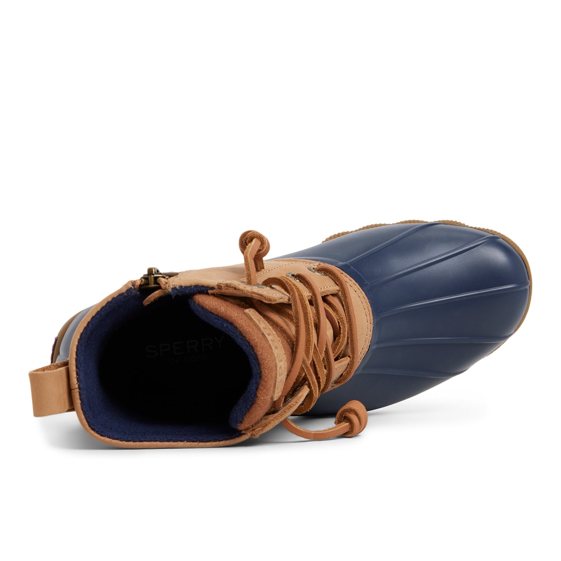 Top-down view of the Navy Saltwater™ Duck Lug Boot Duck Boots
