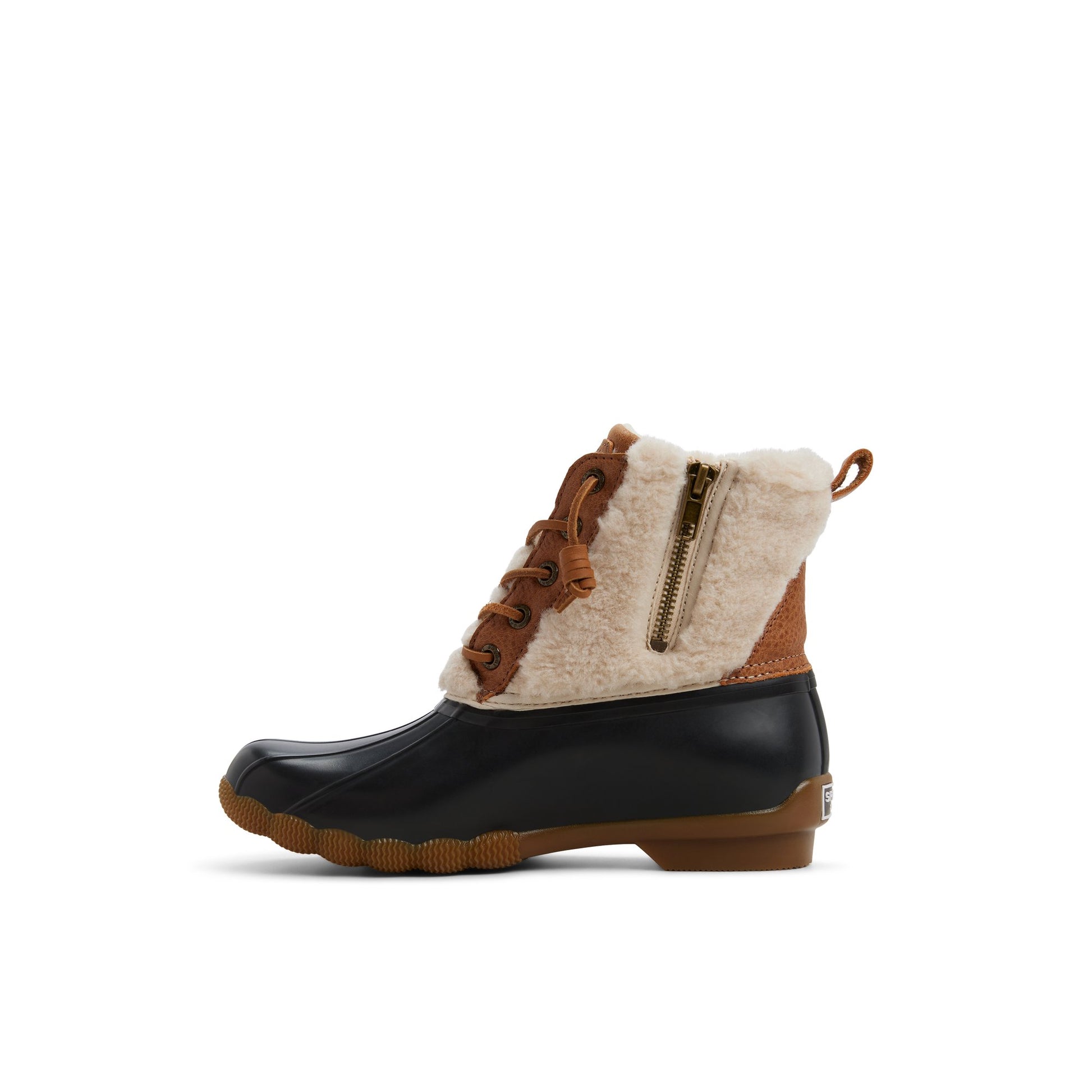 Three-quarter angle of Light brown Saltwater™ Duck Lug Boot Duck Boots's back side