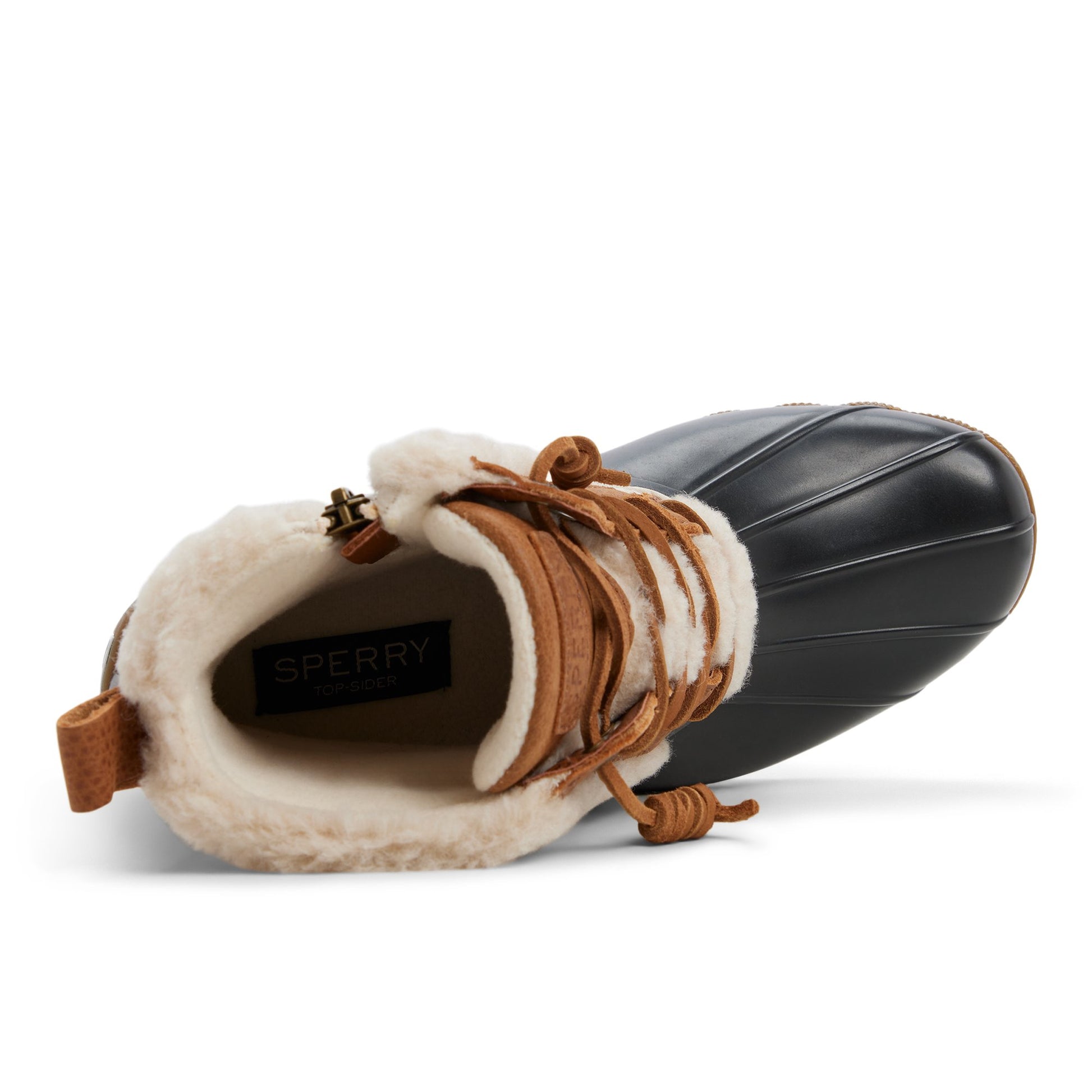 Top-down view of the Light brown Saltwater™ Duck Lug Boot Duck Boots