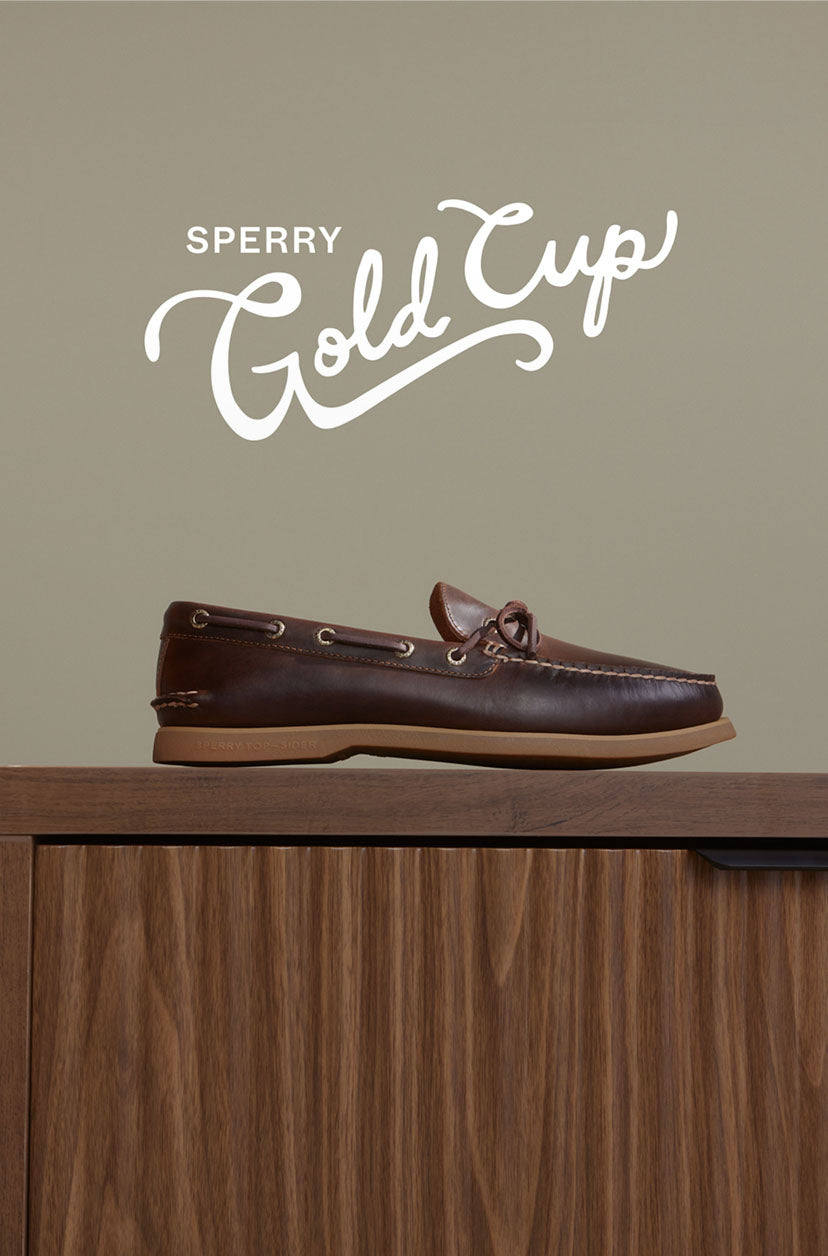 sperry gold cup dress shoes Sperry Men's Gold Cup Authentic Original 2-Eye Boat Shoes Brown Size 11.5