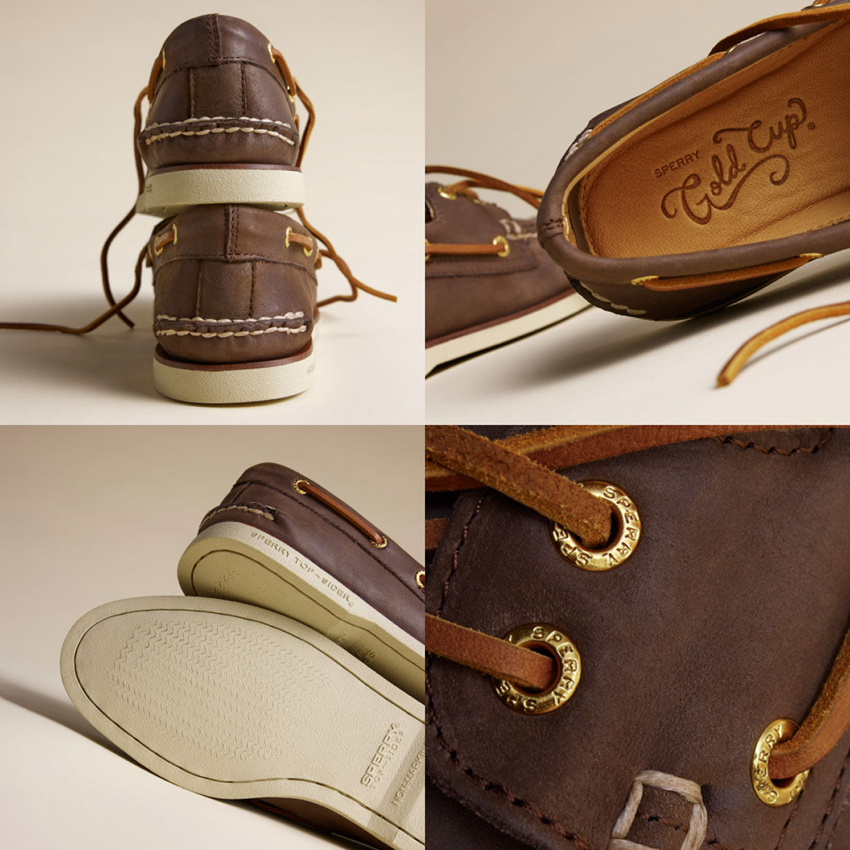 Gold Cup™ Harpswell 2-Eye Driver Dark red | Sperry