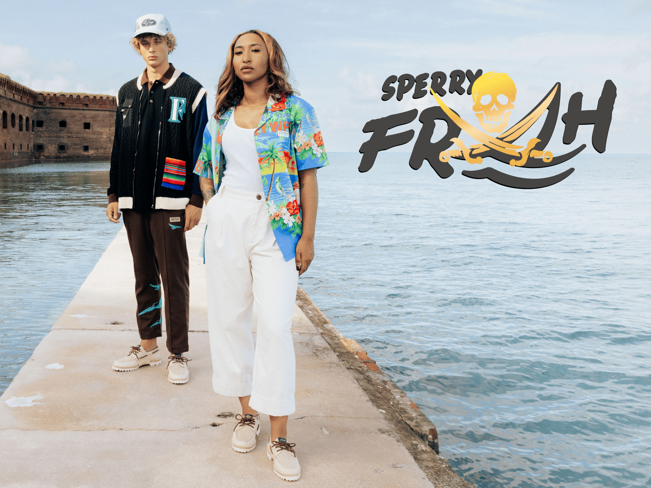 EDITORIAL image Sperry shoes