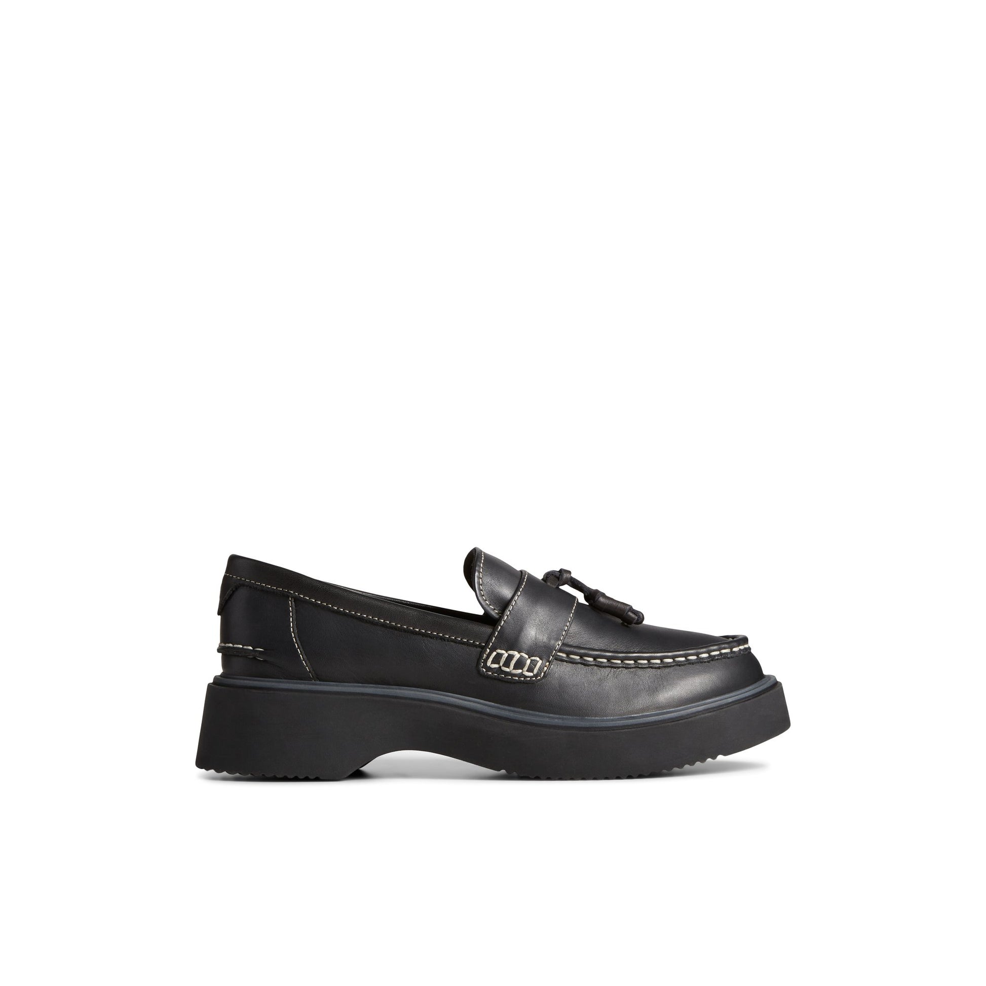 Main View of Black Bayside Loafer Loafer Moccasin Casual Shoes for Womens