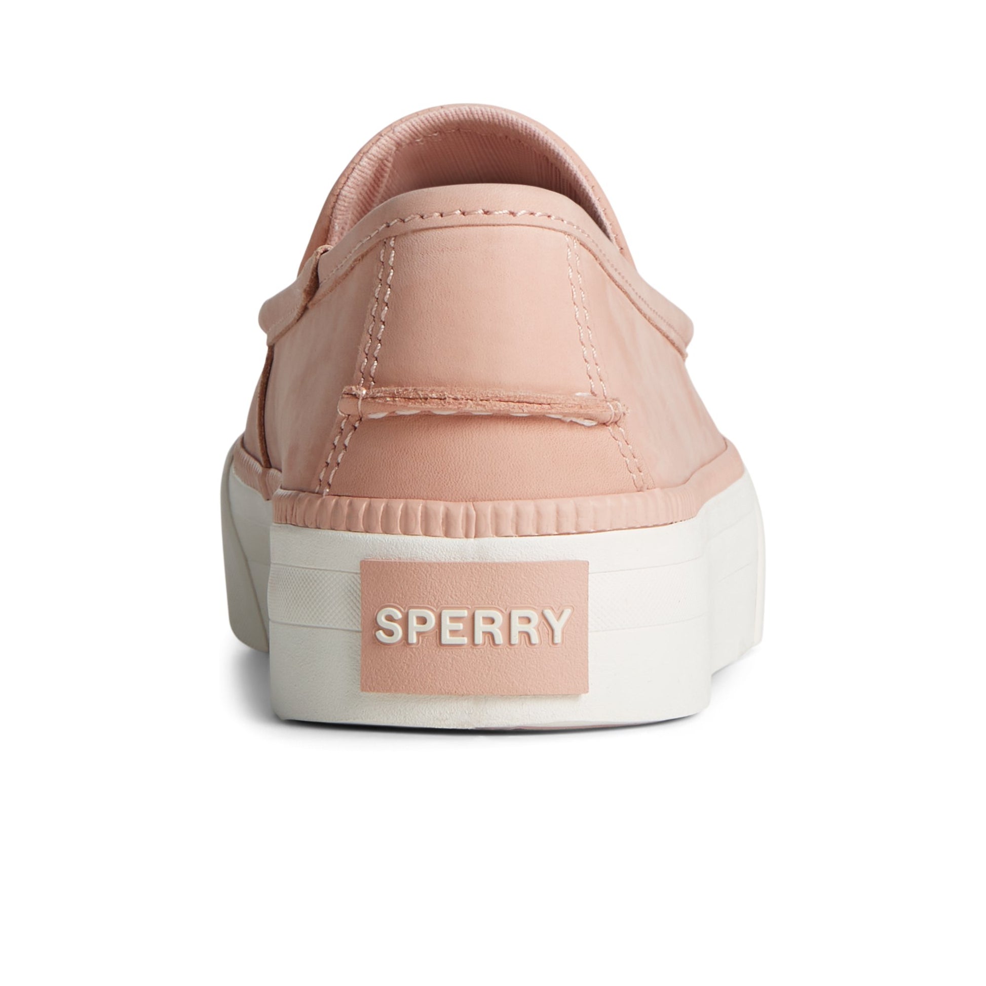 Close-up of the Medium Pink Sea Sailor Platform Sneaker Vulcanized Tassel Loafer Sneaker