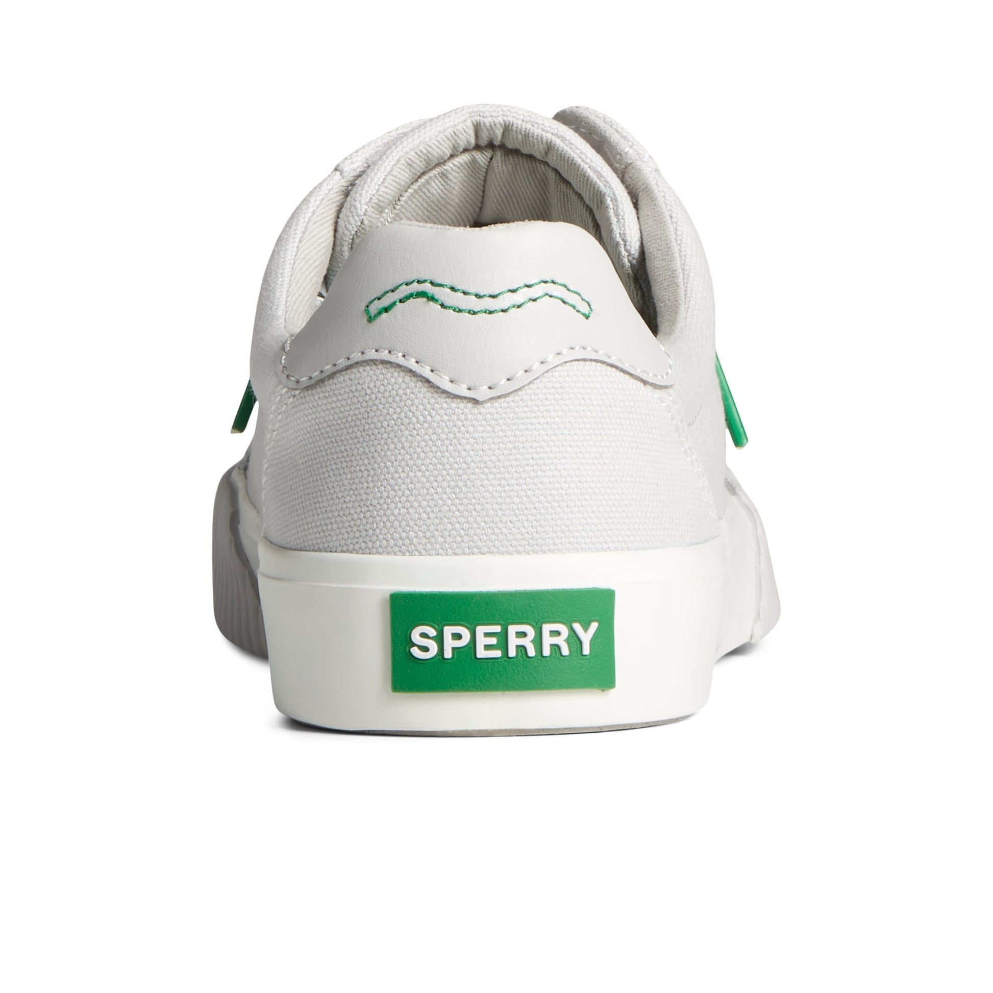 Close-up of the Grey Bermuda SeaCycled™ Canvas Sneaker Vulcanized Sneaker