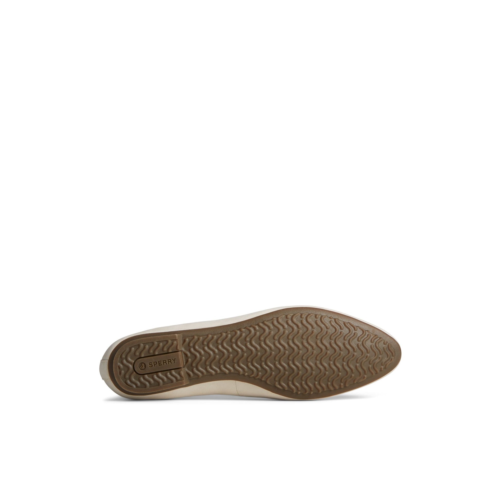 View of Bone Piper Ballet Flat Ballerina's sole