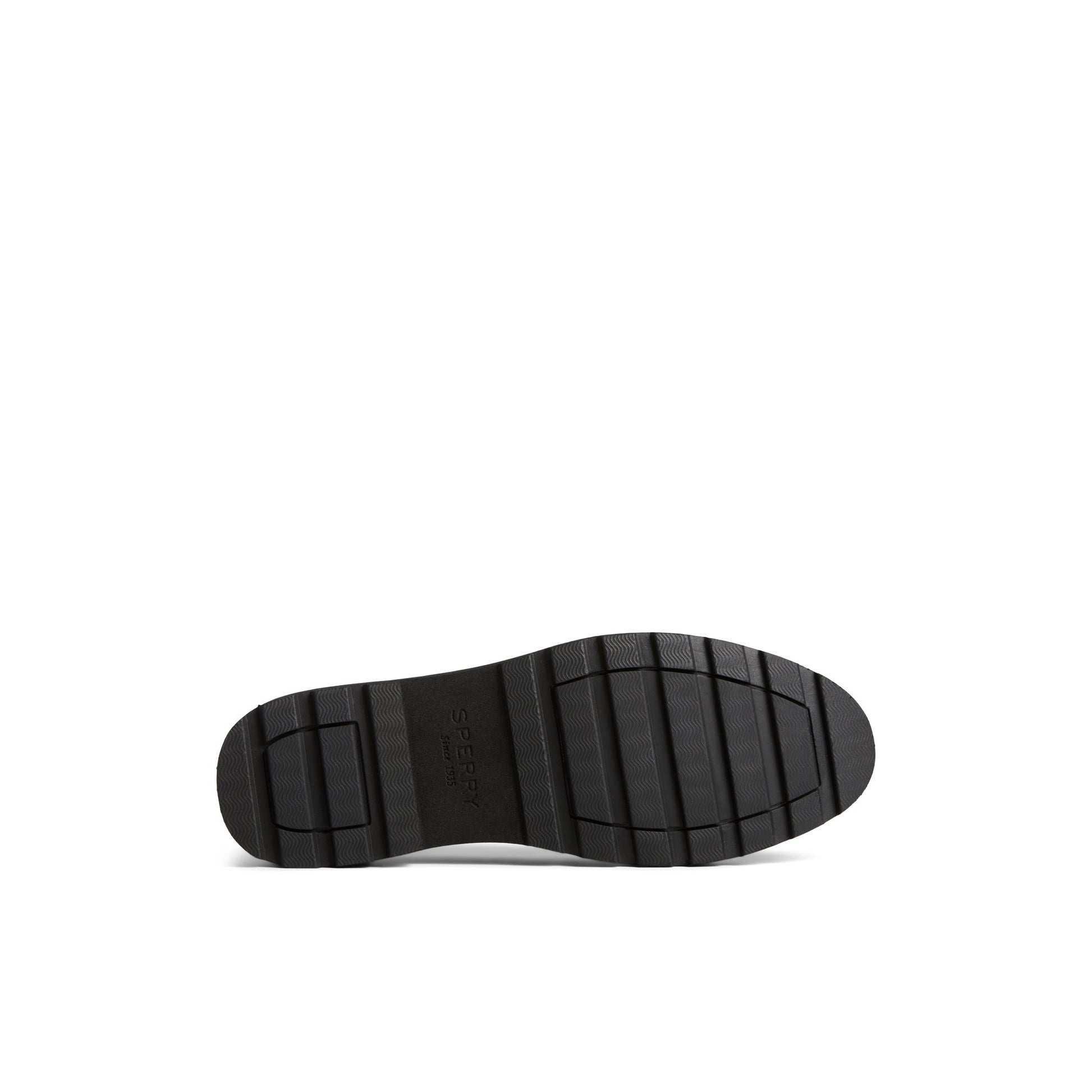 View of Black Lug Penny Loafer Loafer Moccasin Casual Shoes's sole