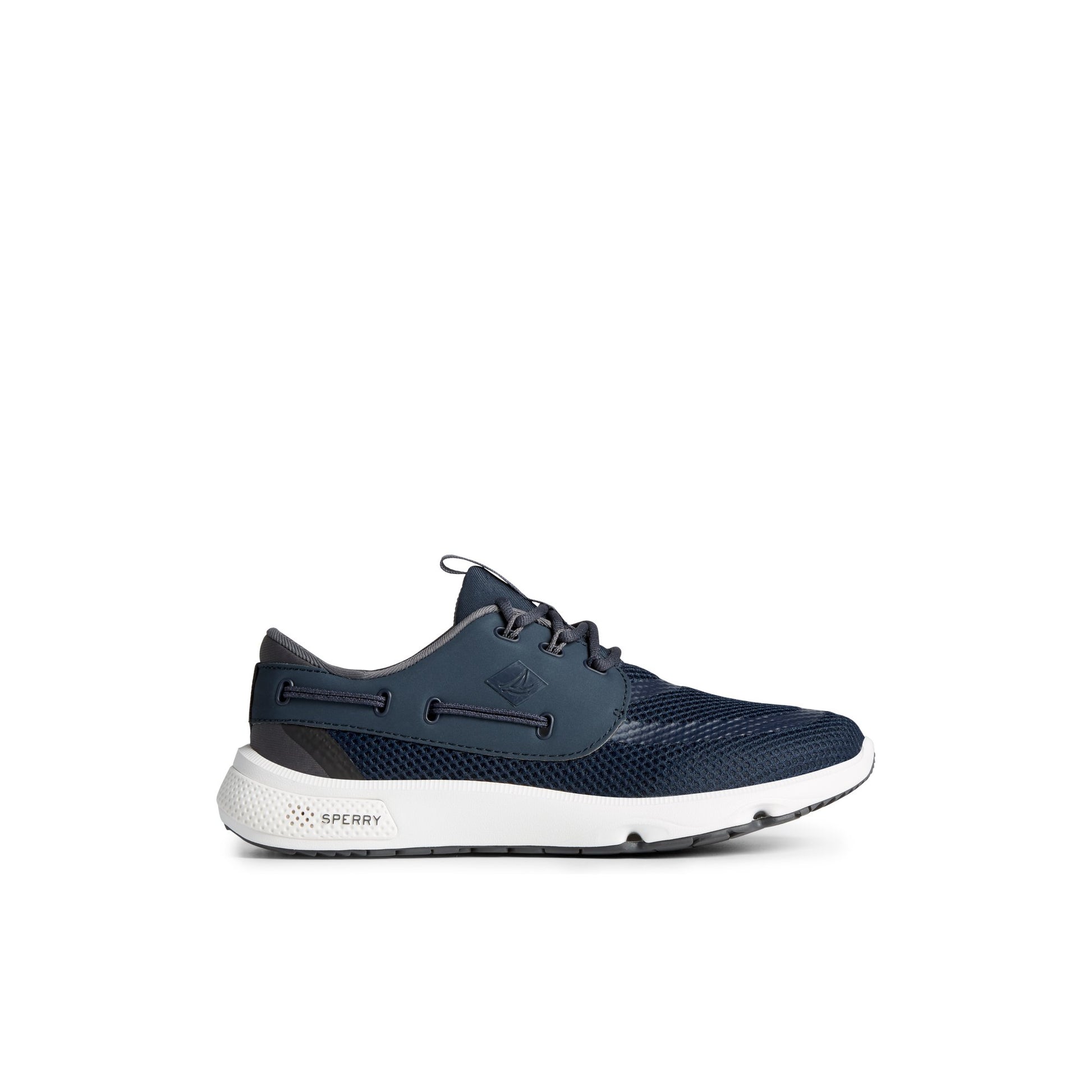 Main View of Navy 7 Sea 3-Eye Sneaker Sneakers for Womens