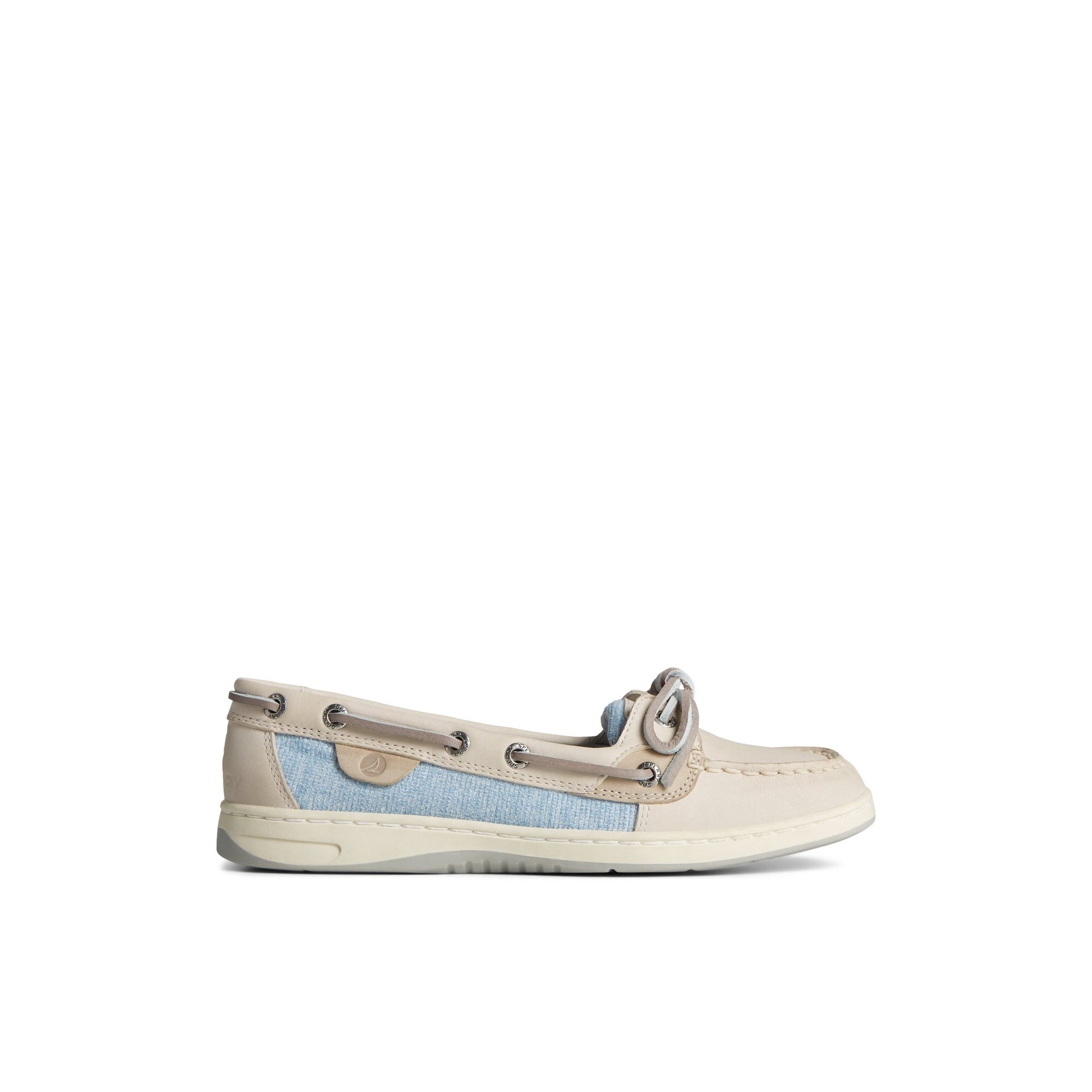 Main View of White Angelfish Two-Tone Boat Shoe Boat Shoes for Womens